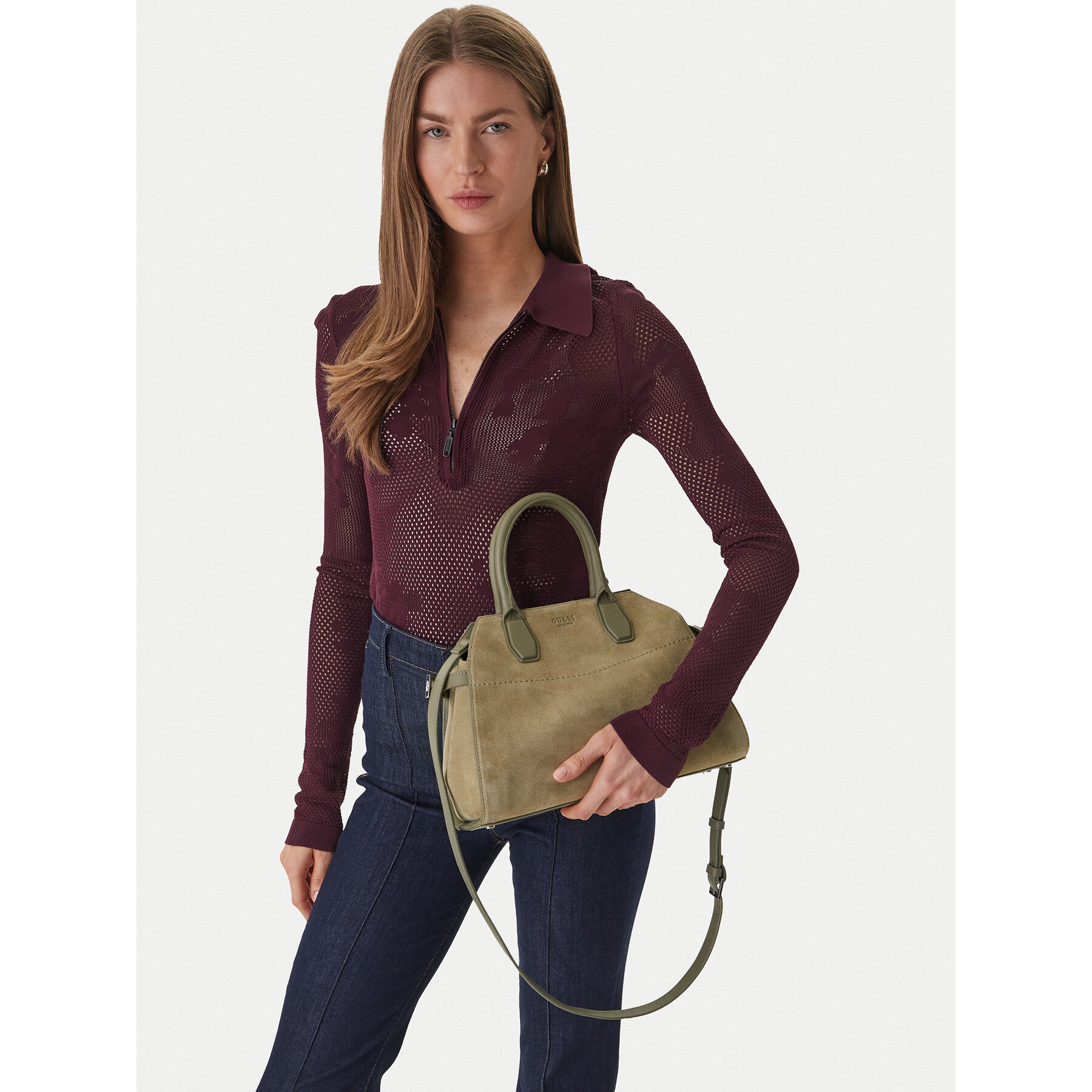 Дамска чанта Guess HWYUSS P6236 Зелен