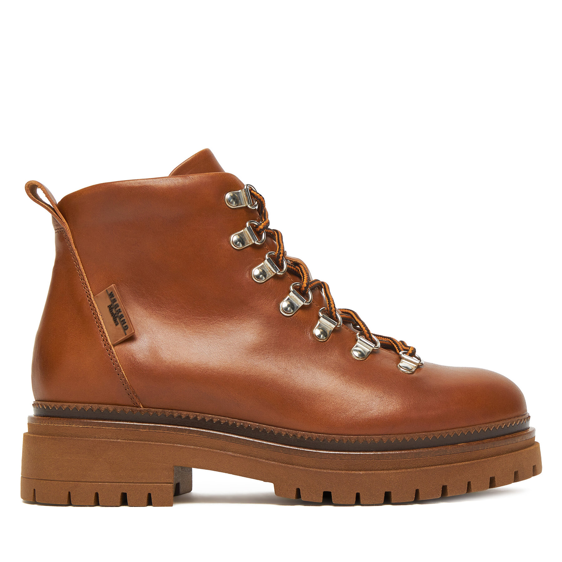 Šnurovacia obuv Weekend Max Mara Alain 25257961156 Hnedá