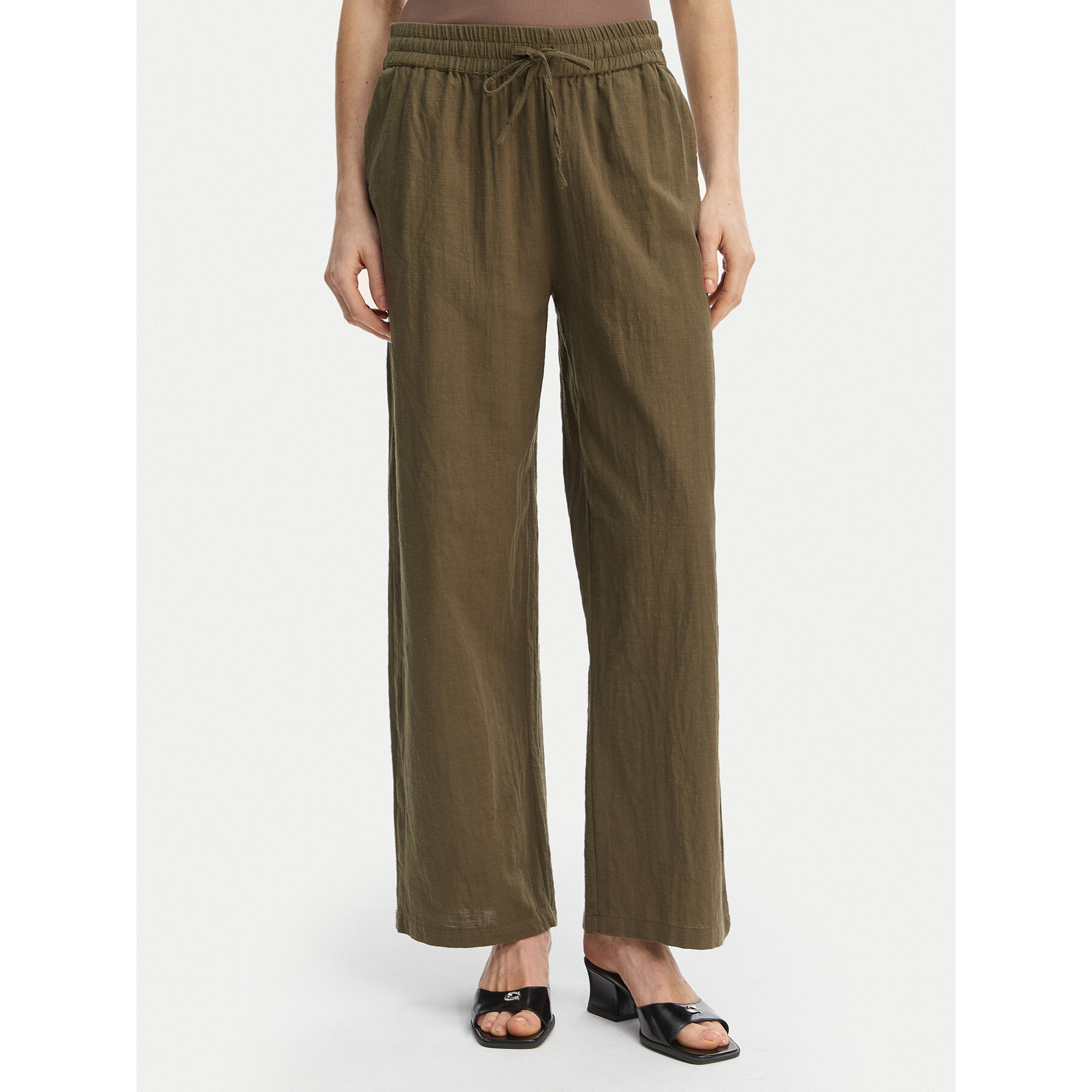 ONLY Stoffhose Tizana 15319090 Grün Regular Fit
