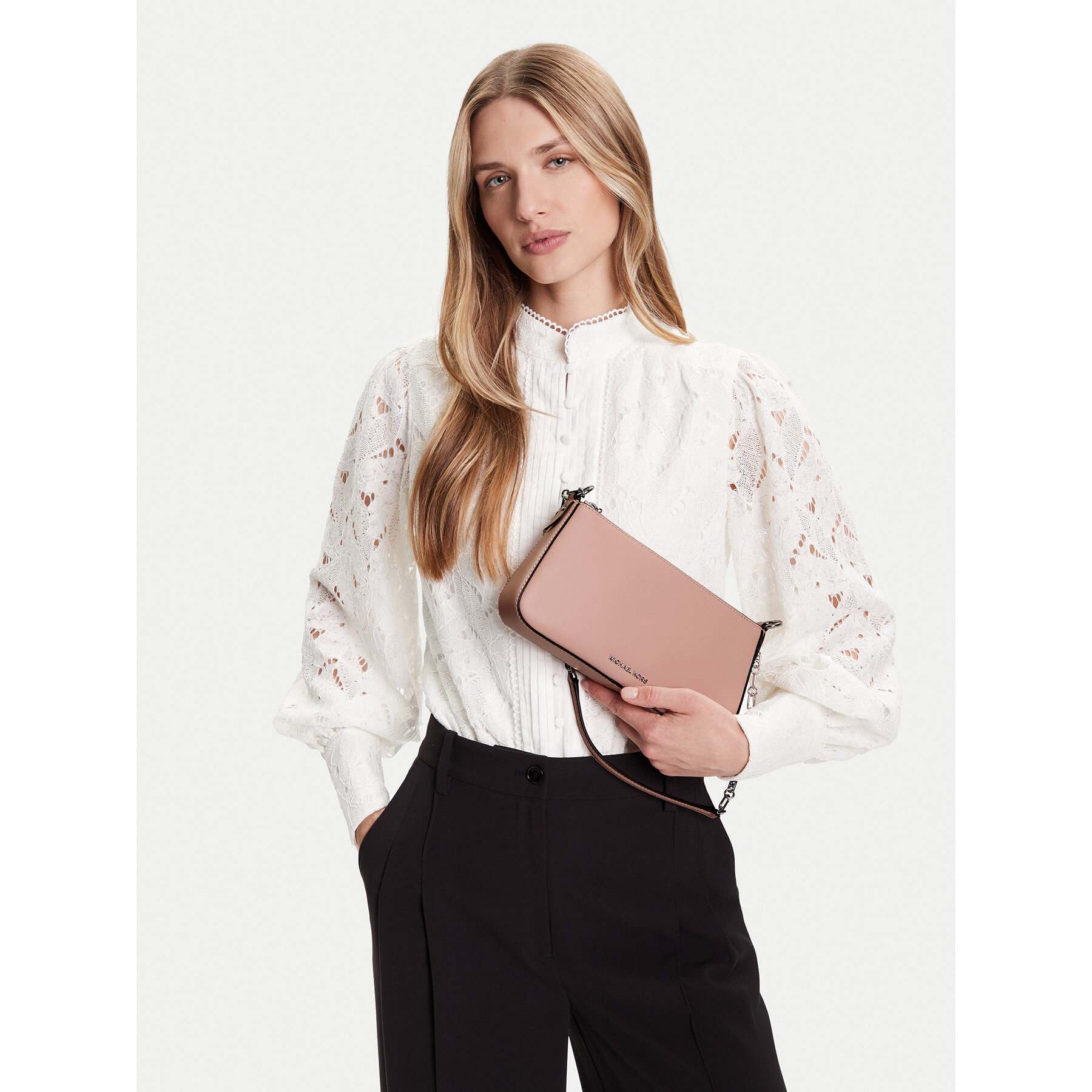 Táska MICHAEL Michael Kors Empire 32H3S8EW6L Rózsaszín