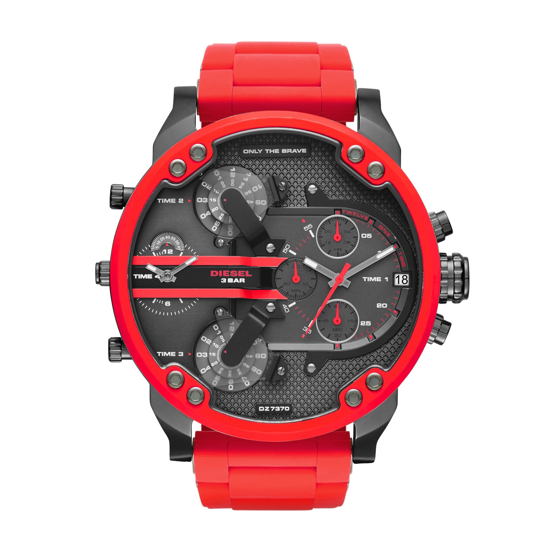 Reloj Diesel The Daddies Series DZ7370 Rojo