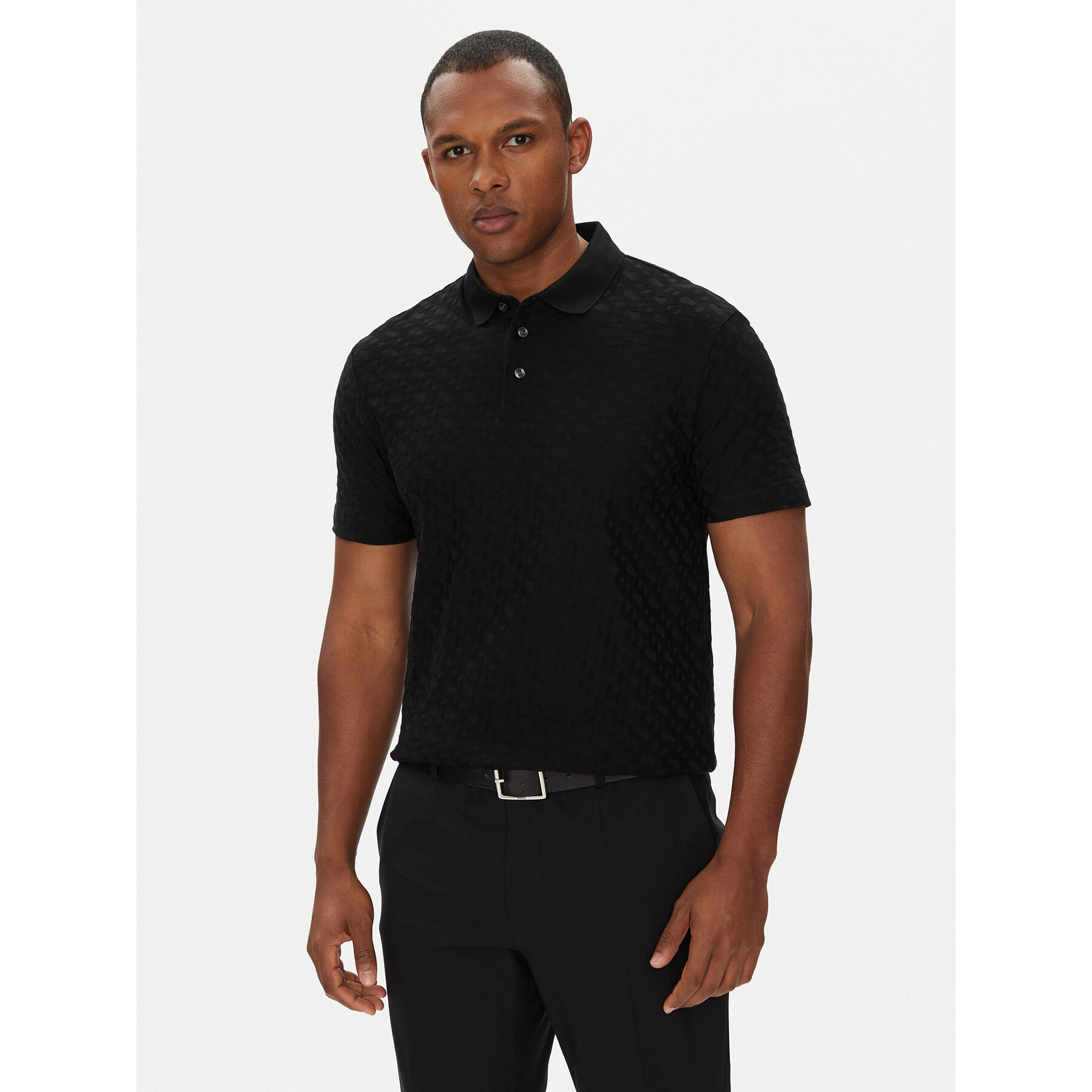 BOSS Pólóing H-Pack 80 50537132 Fekete Regular Fit