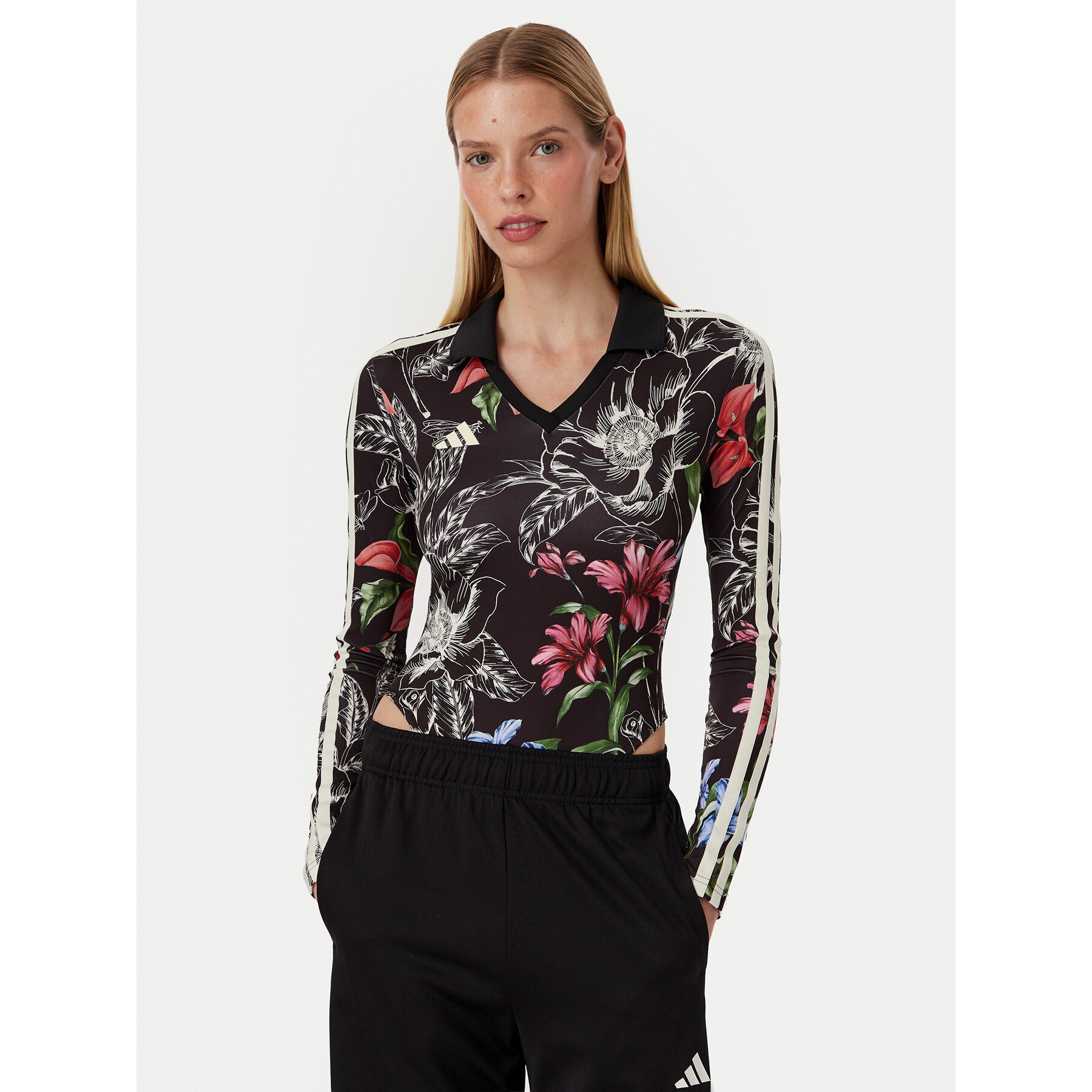 adidas Body Farm Rio KR0233 Schwarz Slim Fit