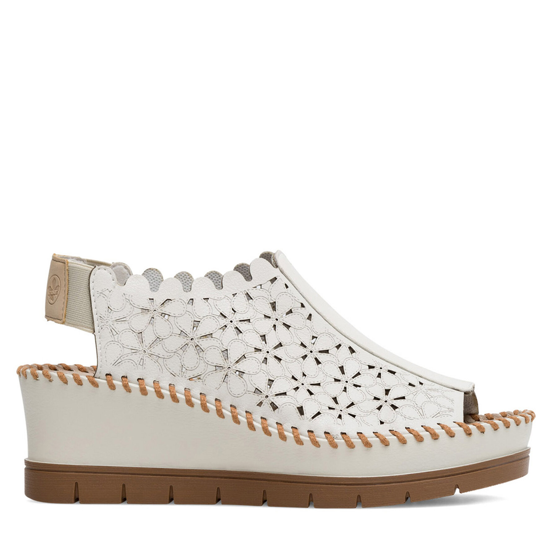 Sandale Rieker 60355-80 Alb