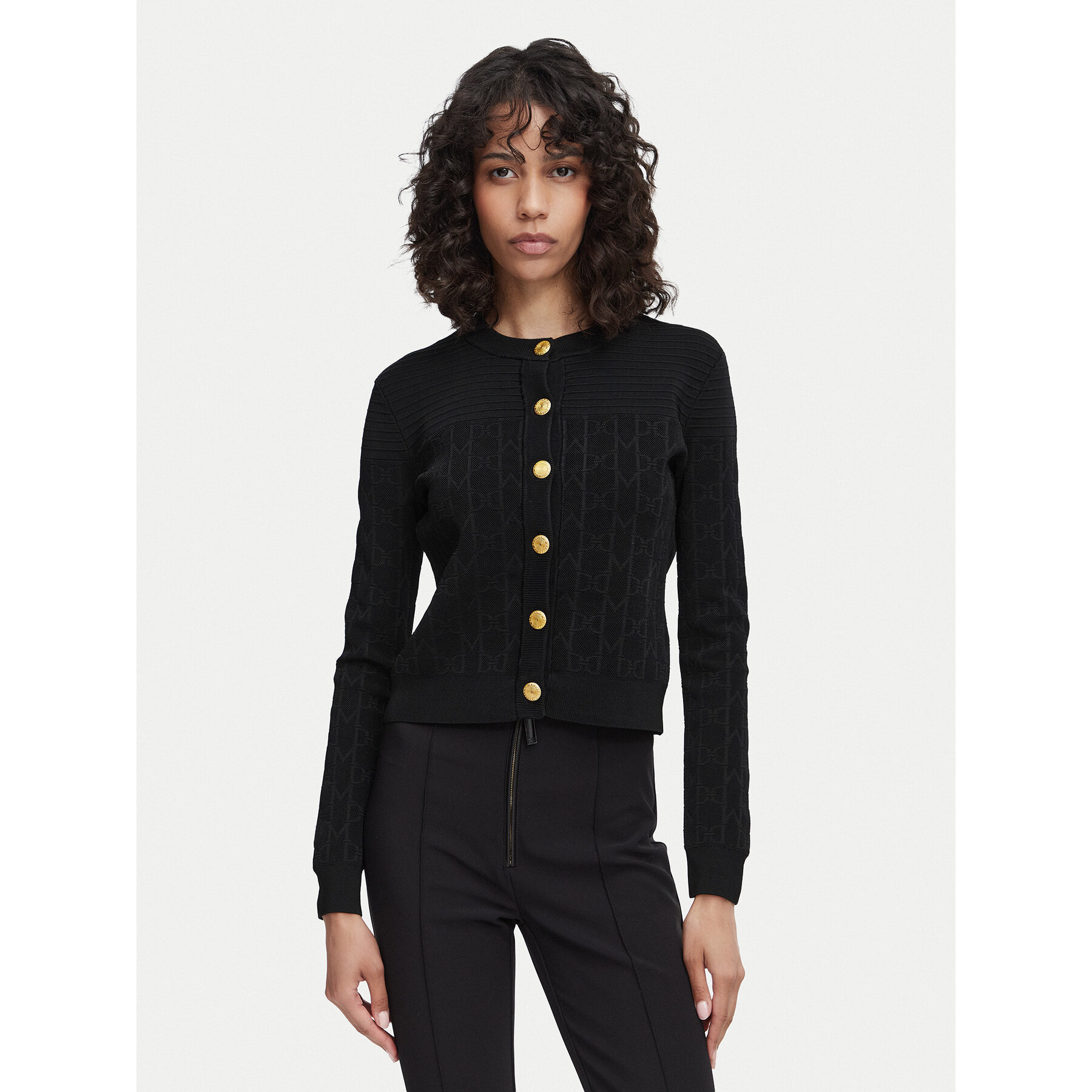 Marciano Guess Strickjacke G6YR03 Z1015 Schwarz Slim Fit