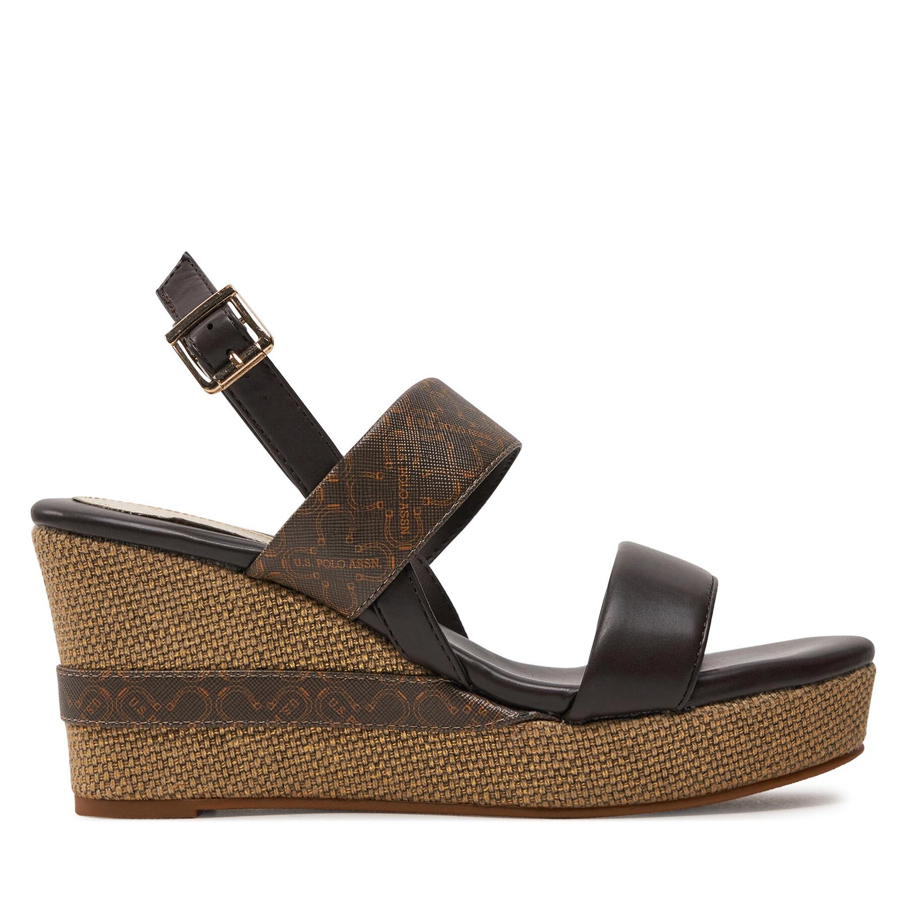 Szandál U.S. Polo Assn. Alyssa019 Print Barna