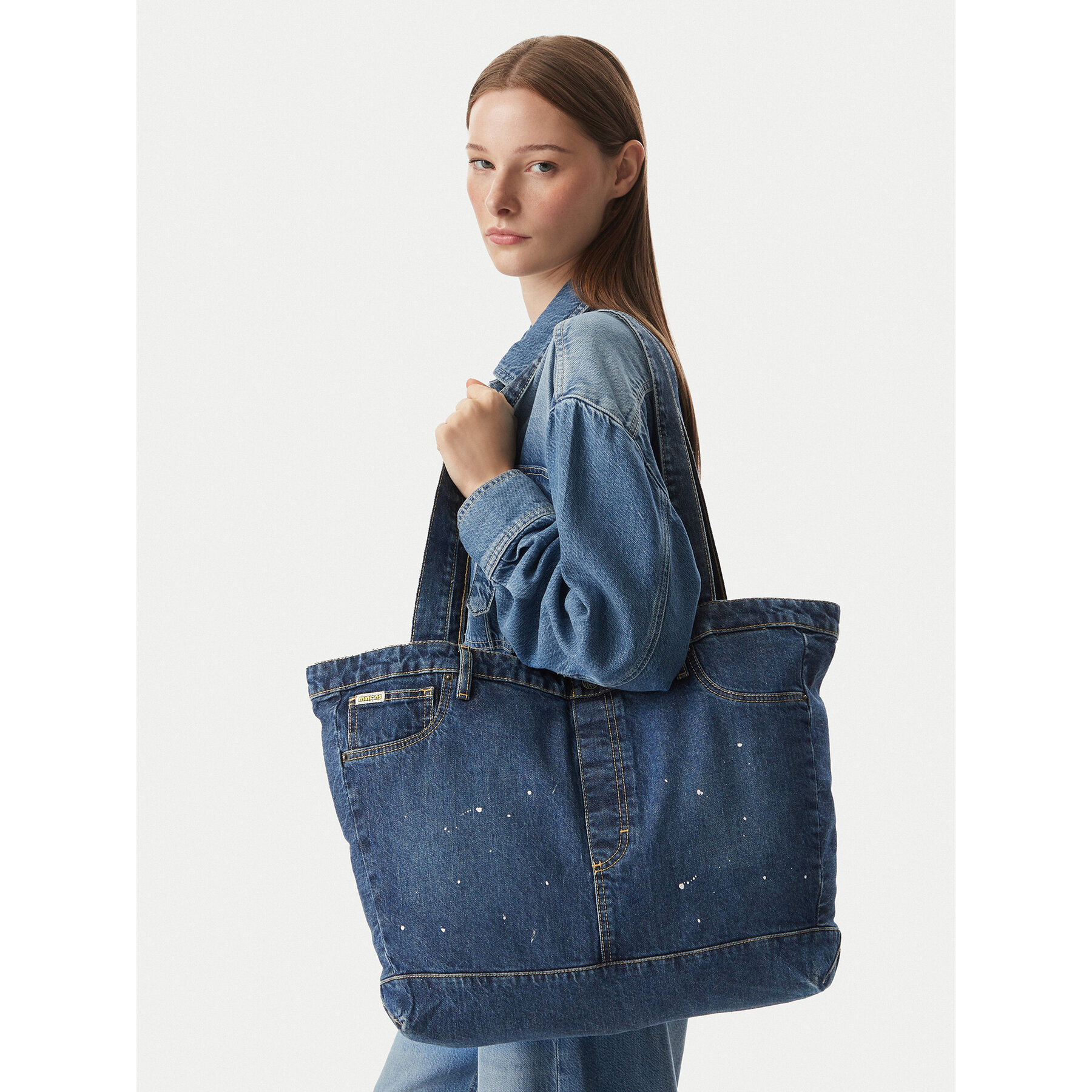 Torbica Guess Jeans M6YZ42 D2278 Tamnoplava