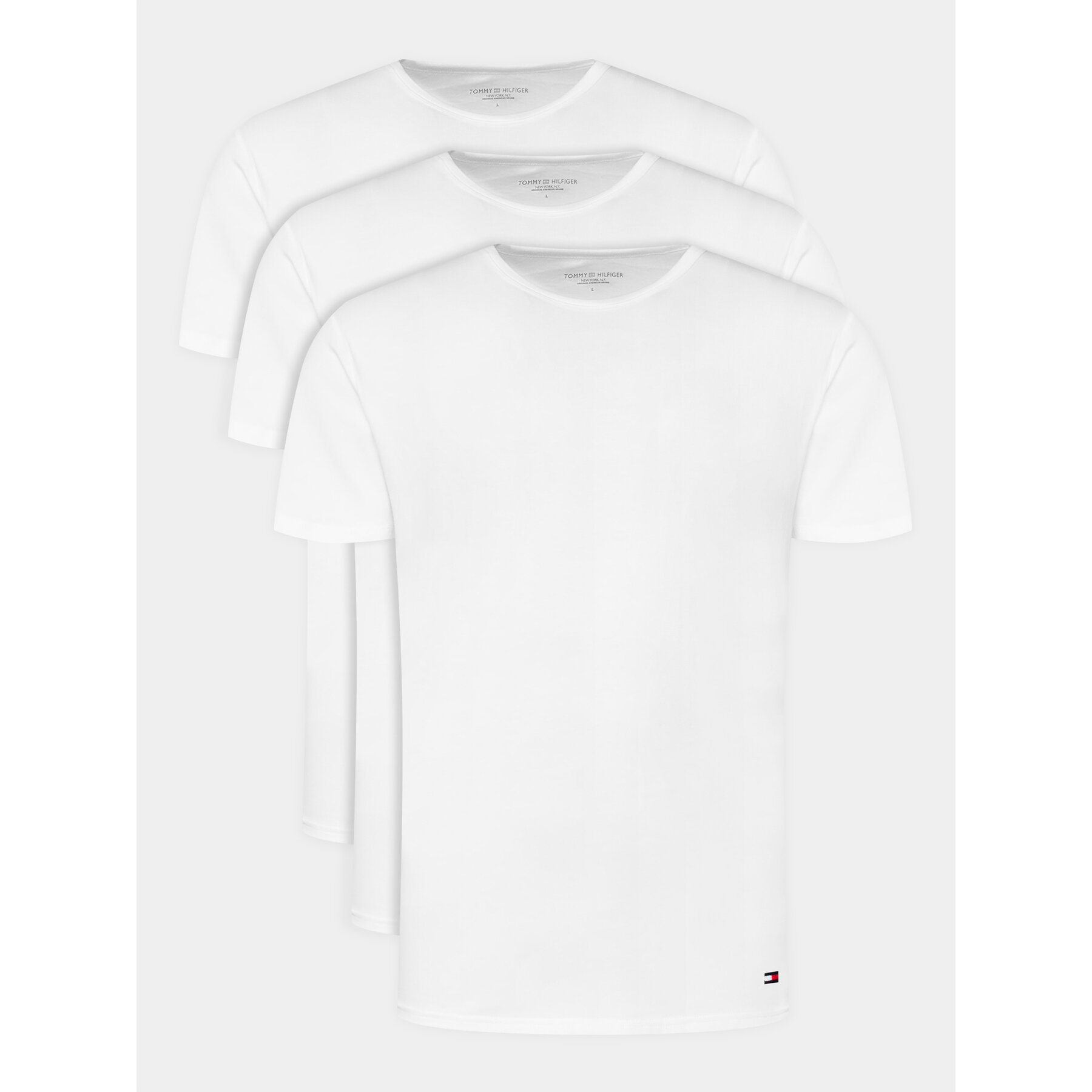 Tommy Hilfiger Σετ 3 T-Shirts UM0UM03138 Λευκό Regular Fit