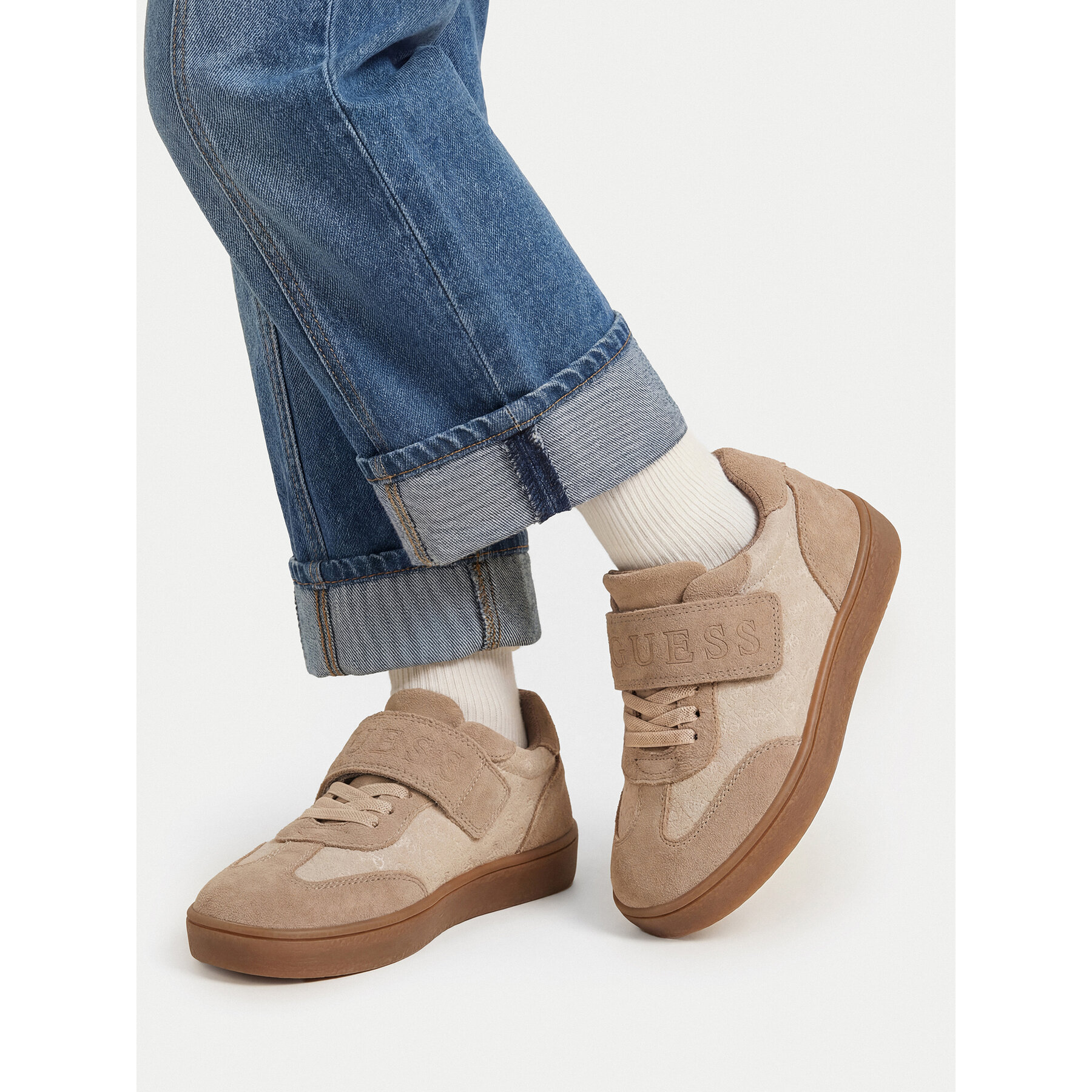 Sneakersy Guess EO-513-053-1 Béžová