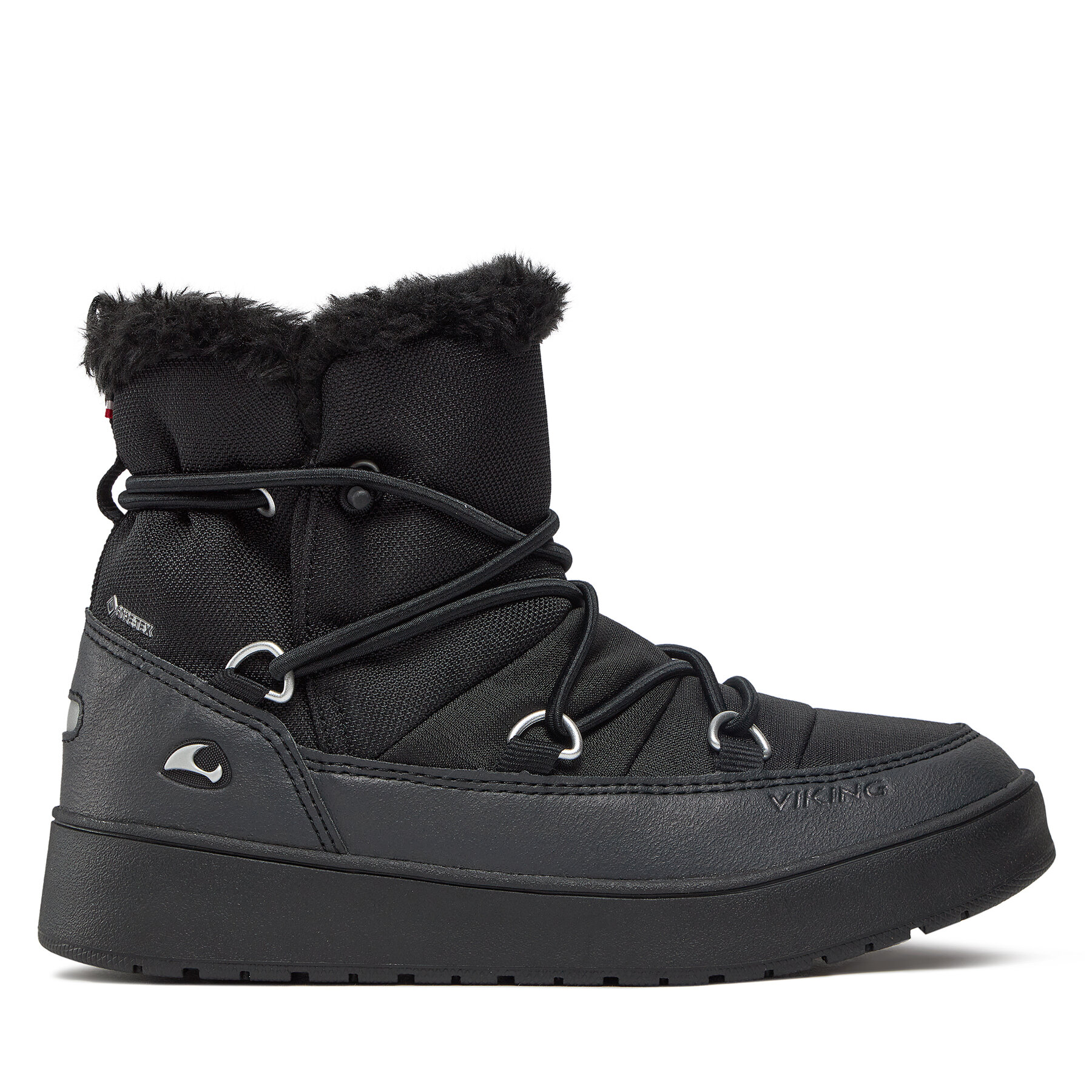 Damskie Śniegowce Viking, Rozmiar 36 Czarny Snofnugg Gtx GORE-TEX 3-90190-2 D
