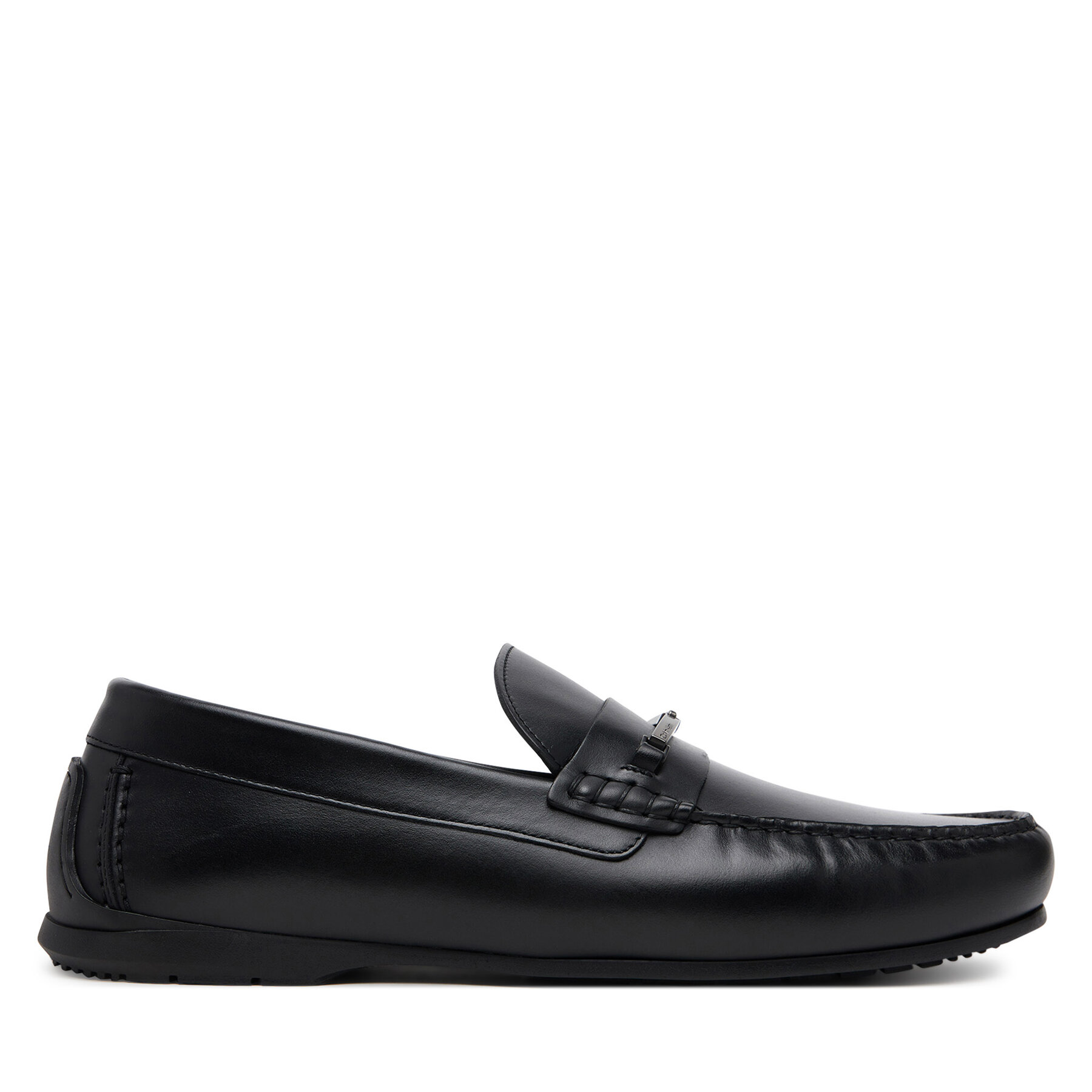 Męskie Mokasyny Calvin Klein, Rozmiar 45 Czarny Driver W/ Ny Bit Lth HM0HM01701