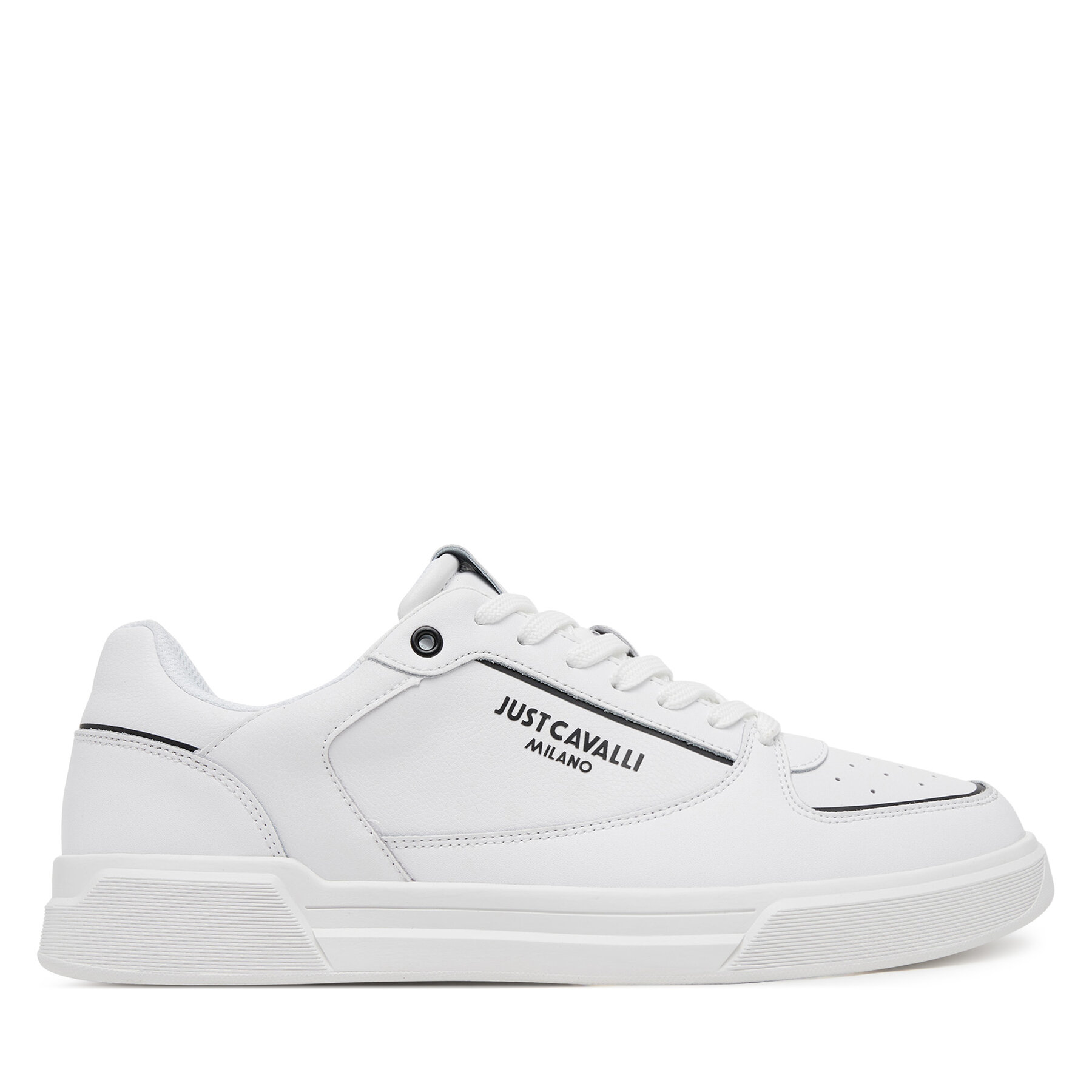 Sneakersy Just Cavalli 78QA3SB2 ZPA91 Biela