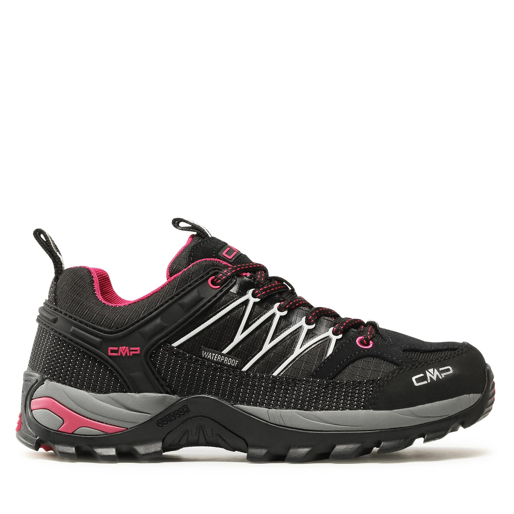 Bakancs CMP Rigel Low Wmn Trekking Shoes Wp 3Q54456 Fekete