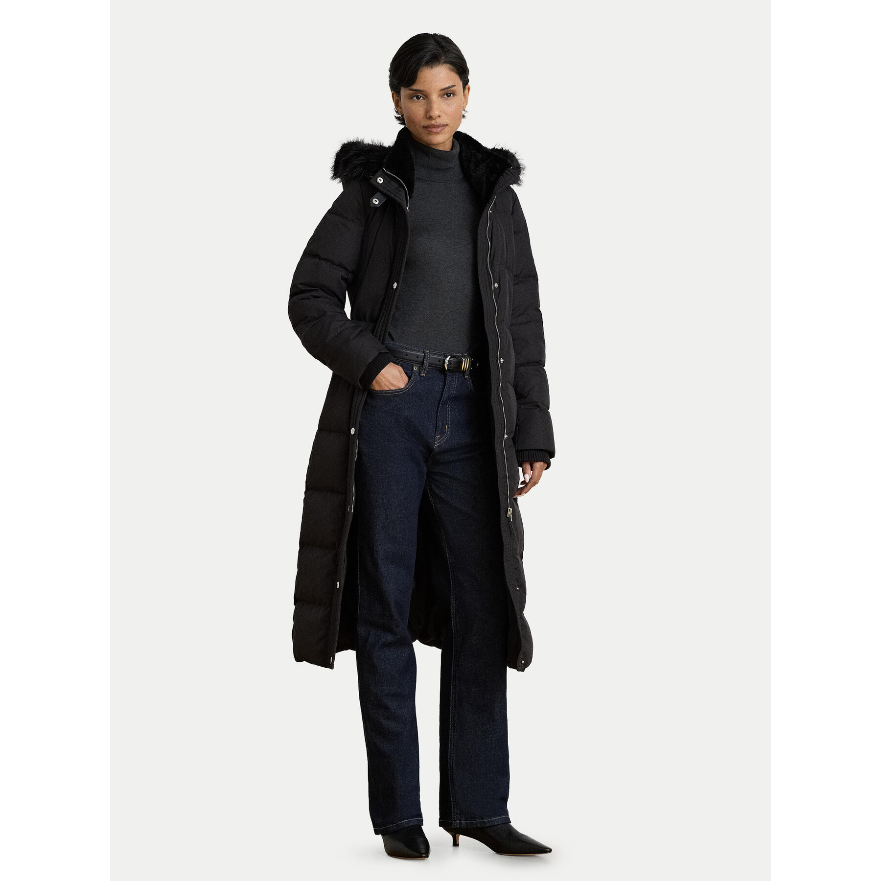 LAUREN RALPH LAUREN Daunenjacke 297P23454002 Schwarz Regular Fit