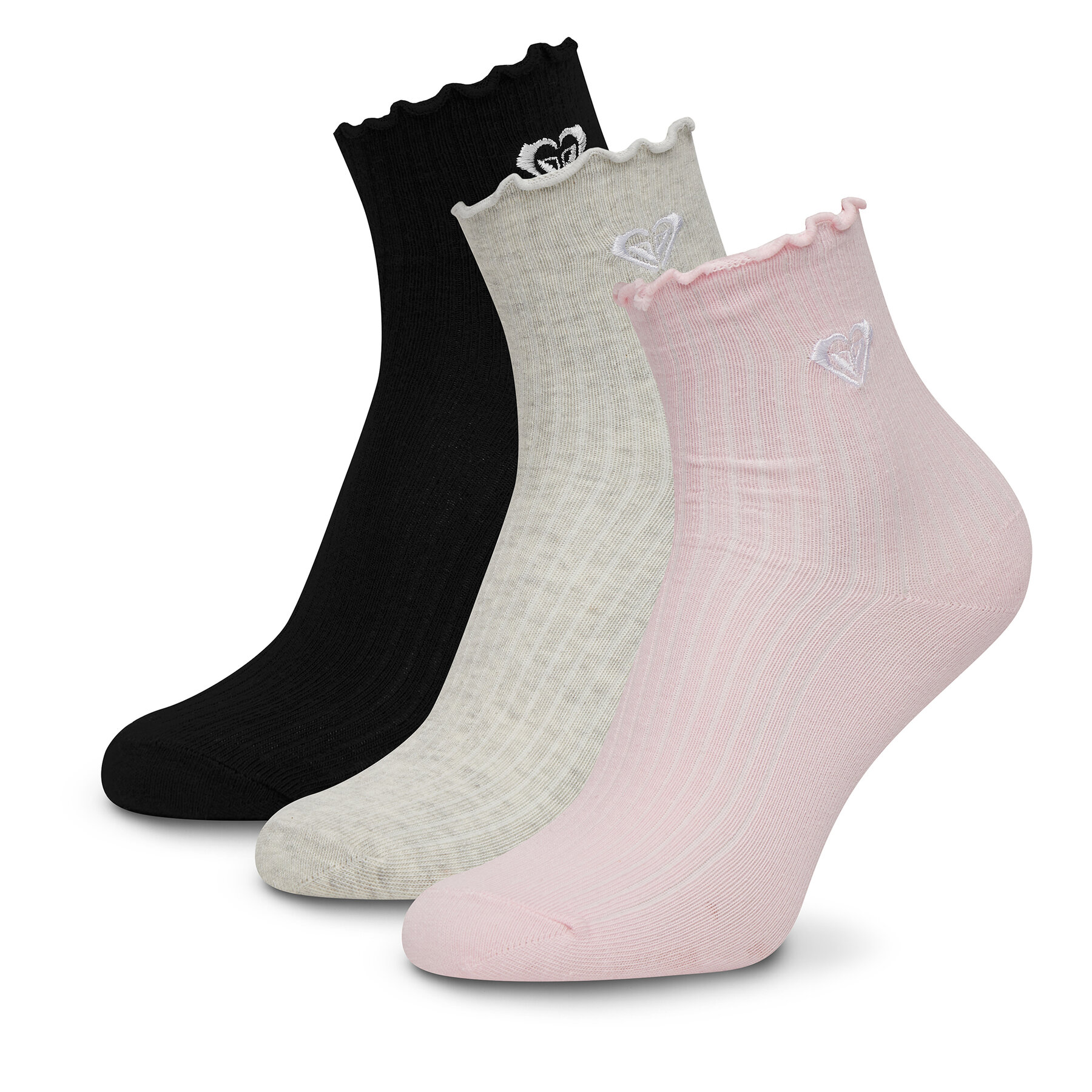 Dolge nogavice Roxy AS_ROXY_01Z_SS25 (3-PACK) Roza