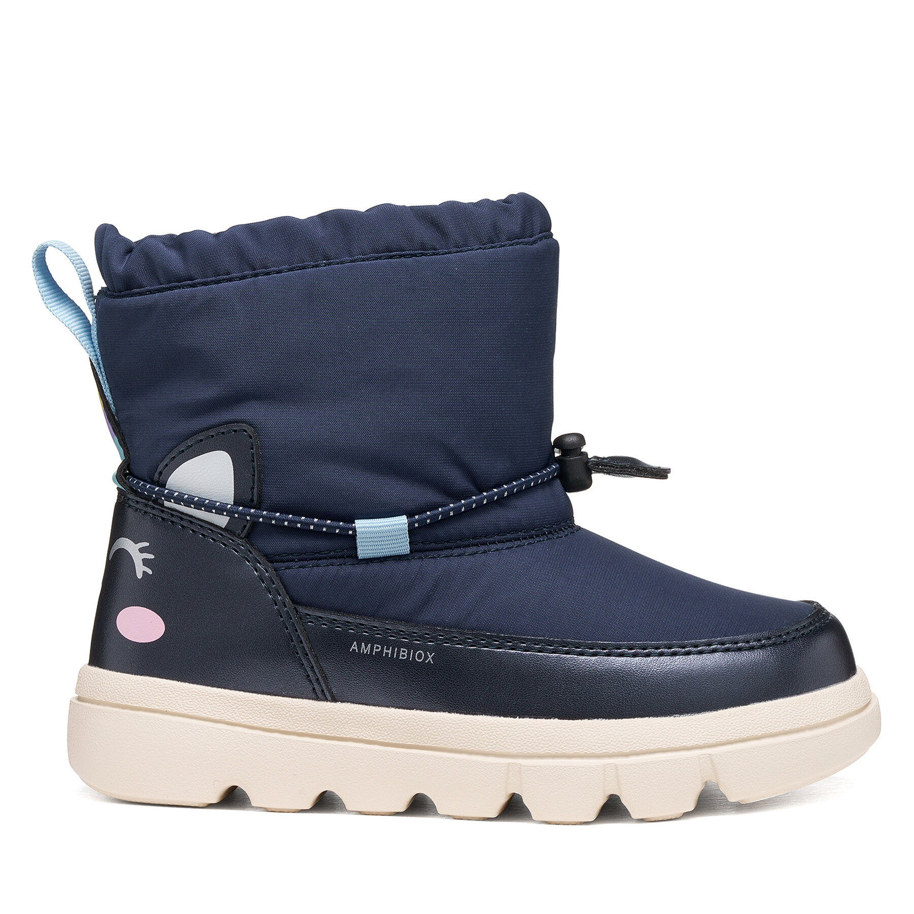 Čizme za snijeg Geox J Willaboom Girl B Abx J66HWD 0FUNF C4243 D Tamnoplava