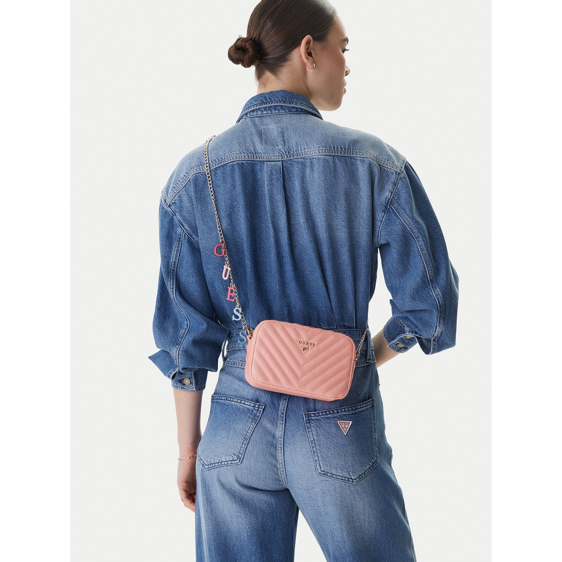 Дамска чанта Guess J4GZ23 WFZL0 Розов