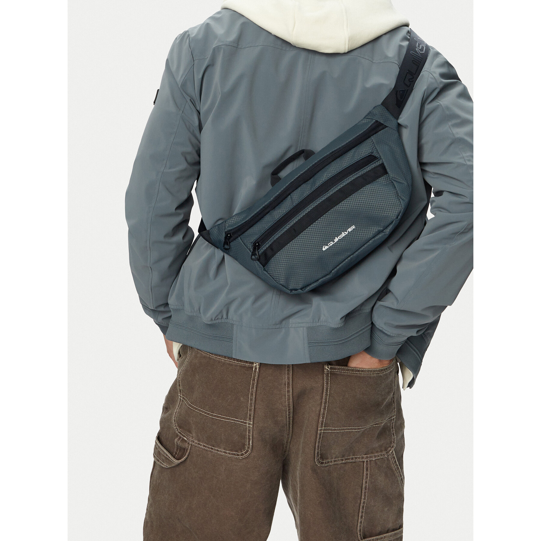 Torbica za okrog pasu﻿ Quiksilver WBEO-QUIK-M-001-10 Temno zelena
