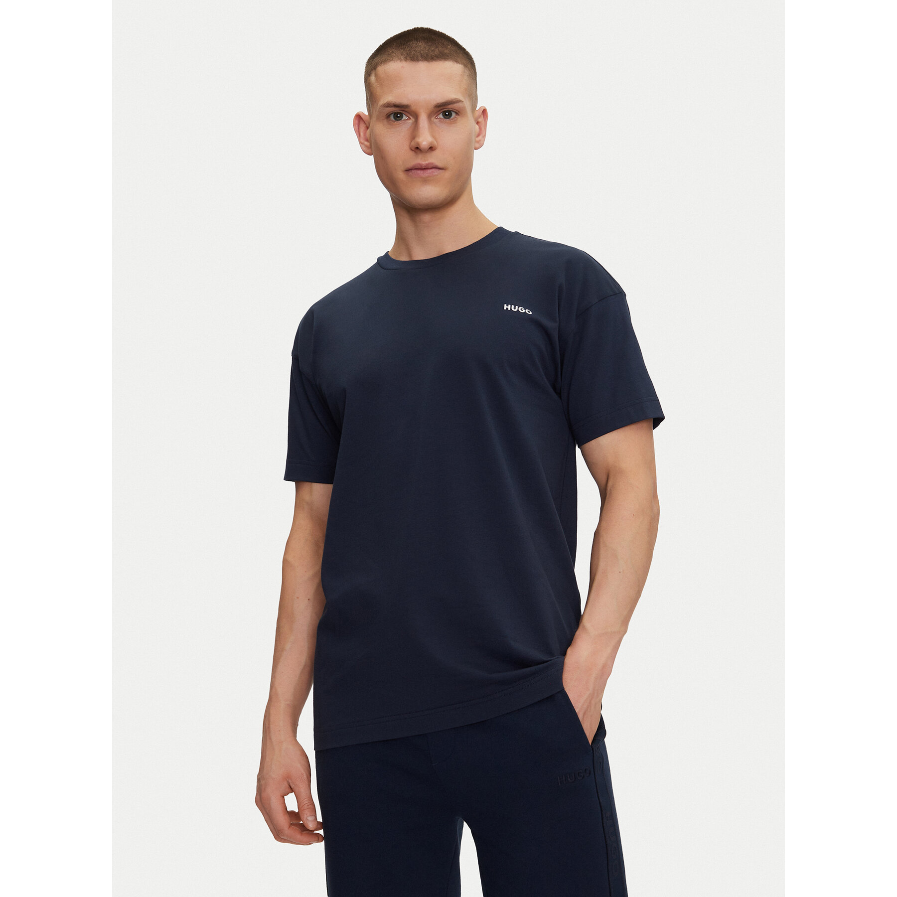 HUGO Póló Tortuga 50534163 Sötétkék Regular Fit