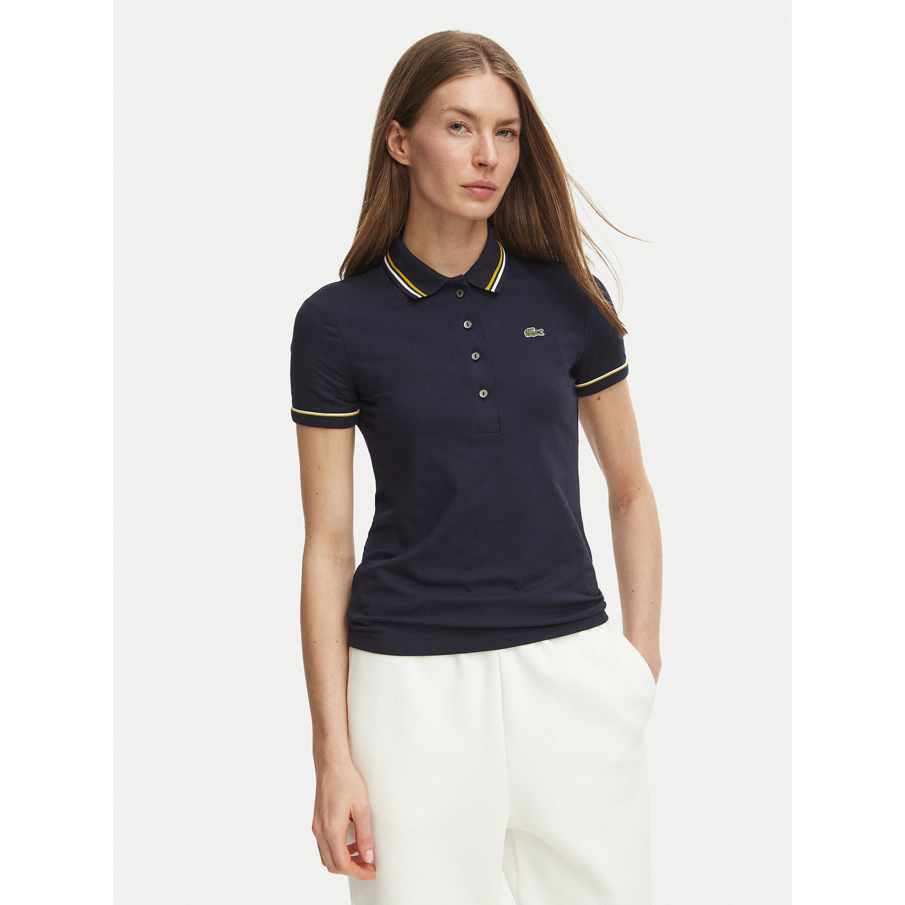 Lacoste Poloshirt DF5284 Dunkelblau Slim Fit