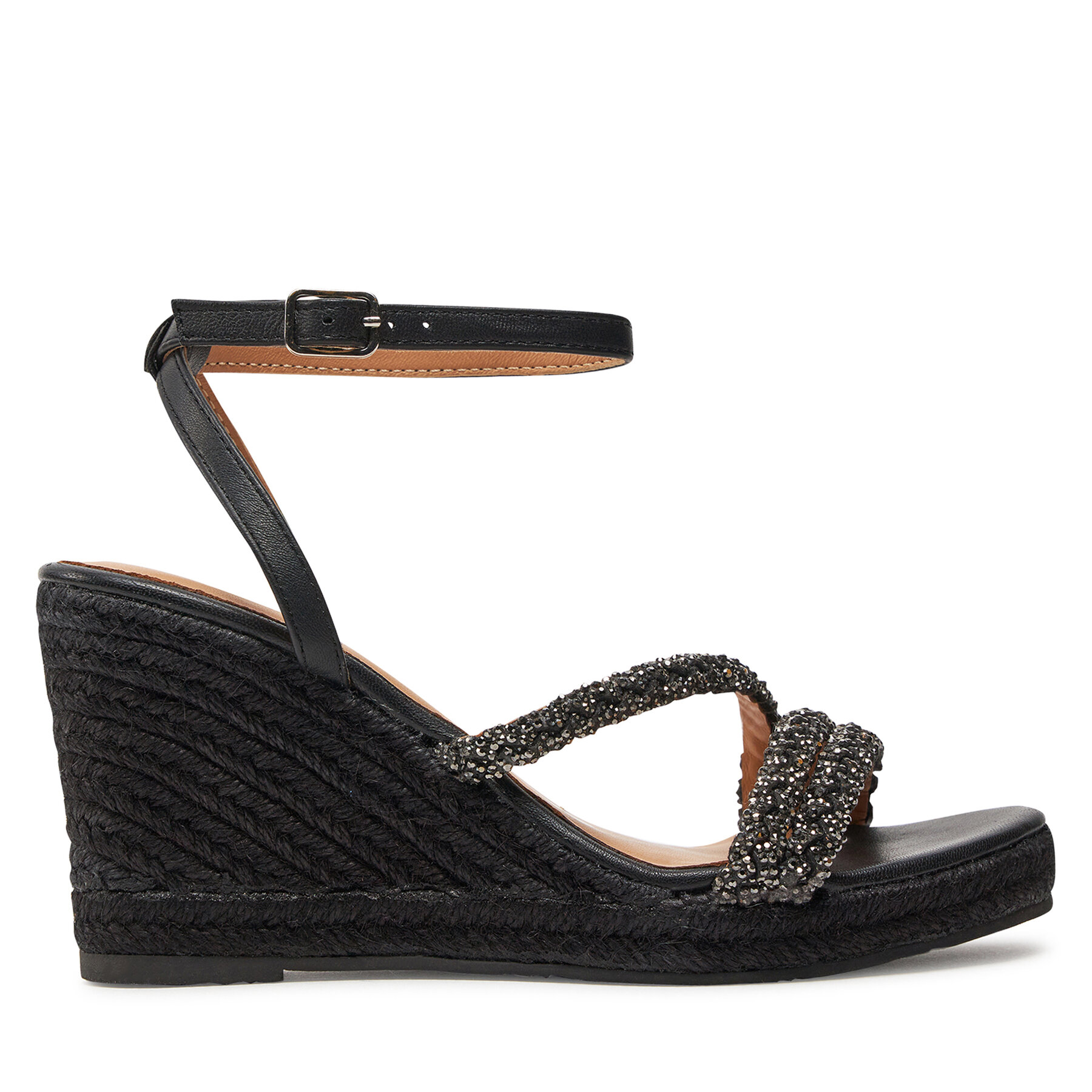 Dámske Espadrilky Gioseppo, Rozmer: 37, Čierna, Menfi 72064-P