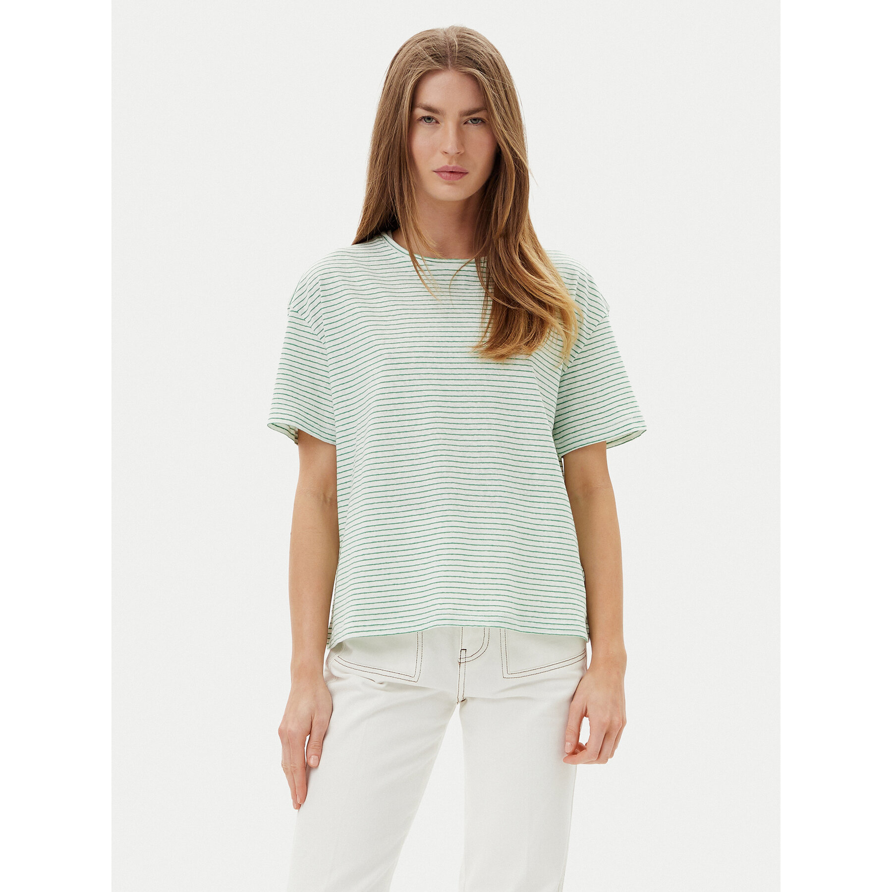 Tommy Hilfiger T-Shirt WW0WW44553 Verde Regular Fit