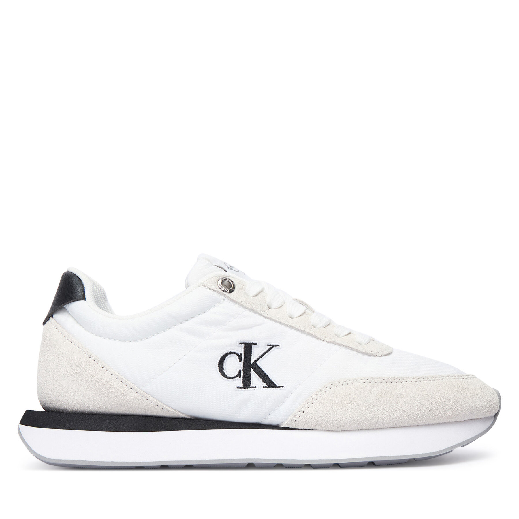 Αθλητικά Calvin Klein Retro Runner Ess Mix Mat Wmn YW0YW01990 Λευκό