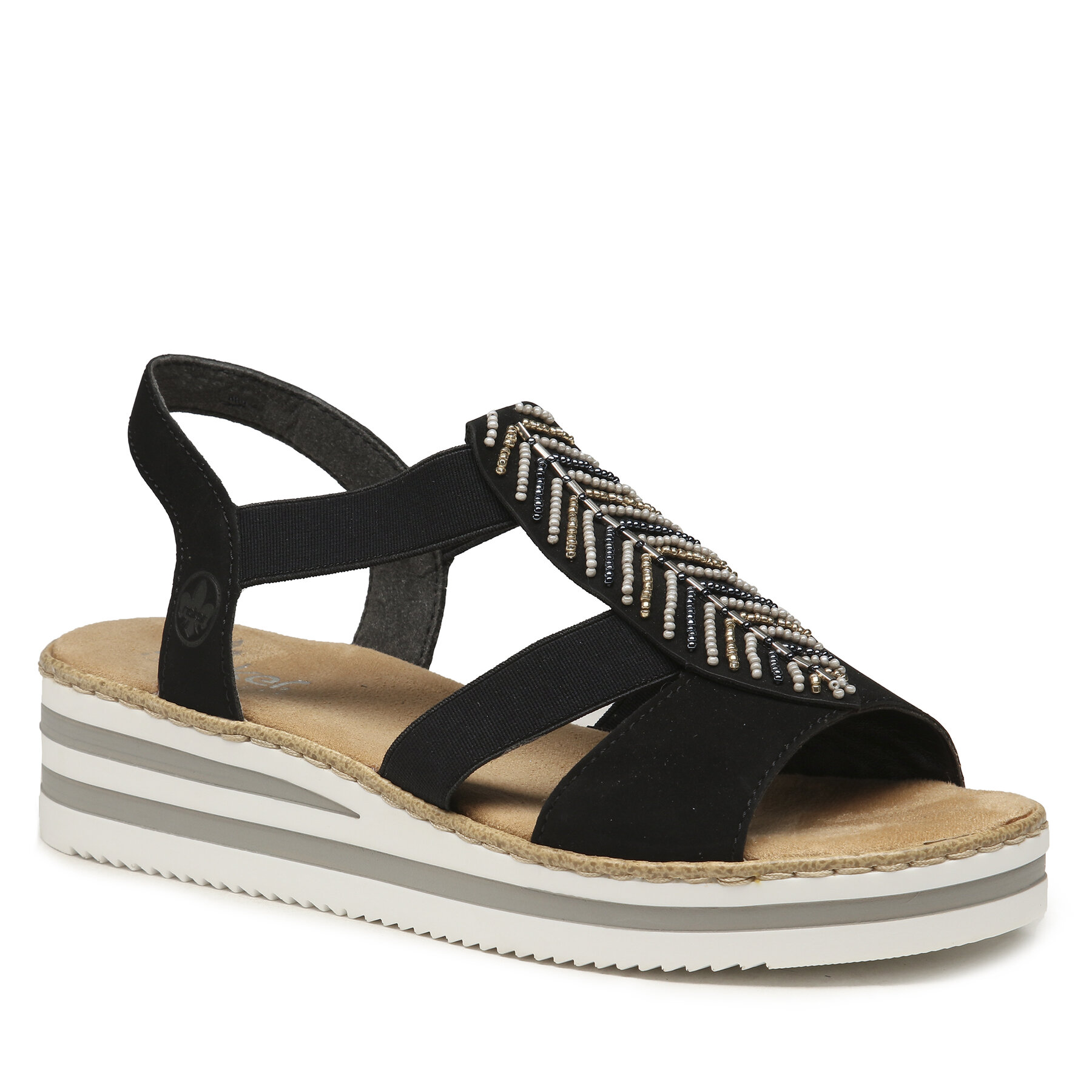 Sandale Rieker V02C1-00 Schwarz