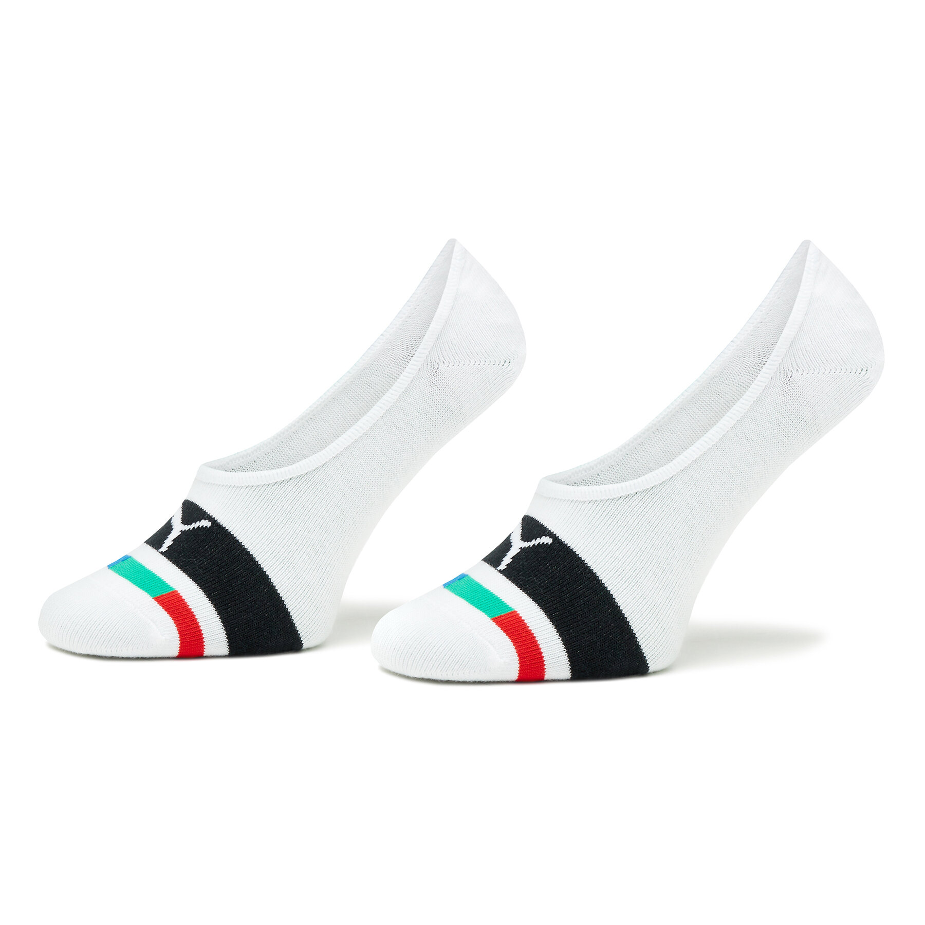 Puma Σετ κάλτσες σοσόνια παιδικές 2 τεμαχίων Puma Kids Seasonal Footie 2P 938009 Λευκό