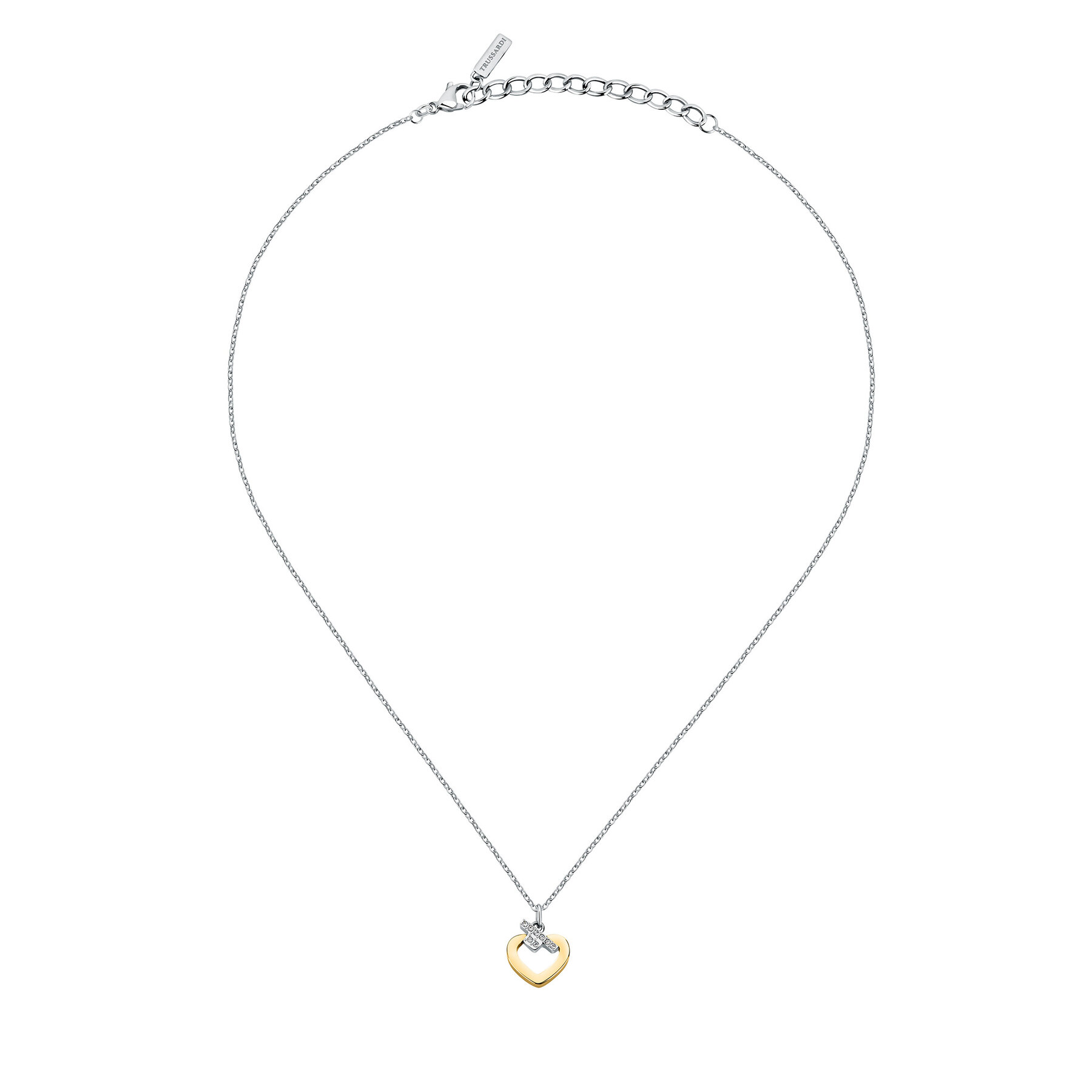 Colier Trussardi TJAXC45 Argintiu