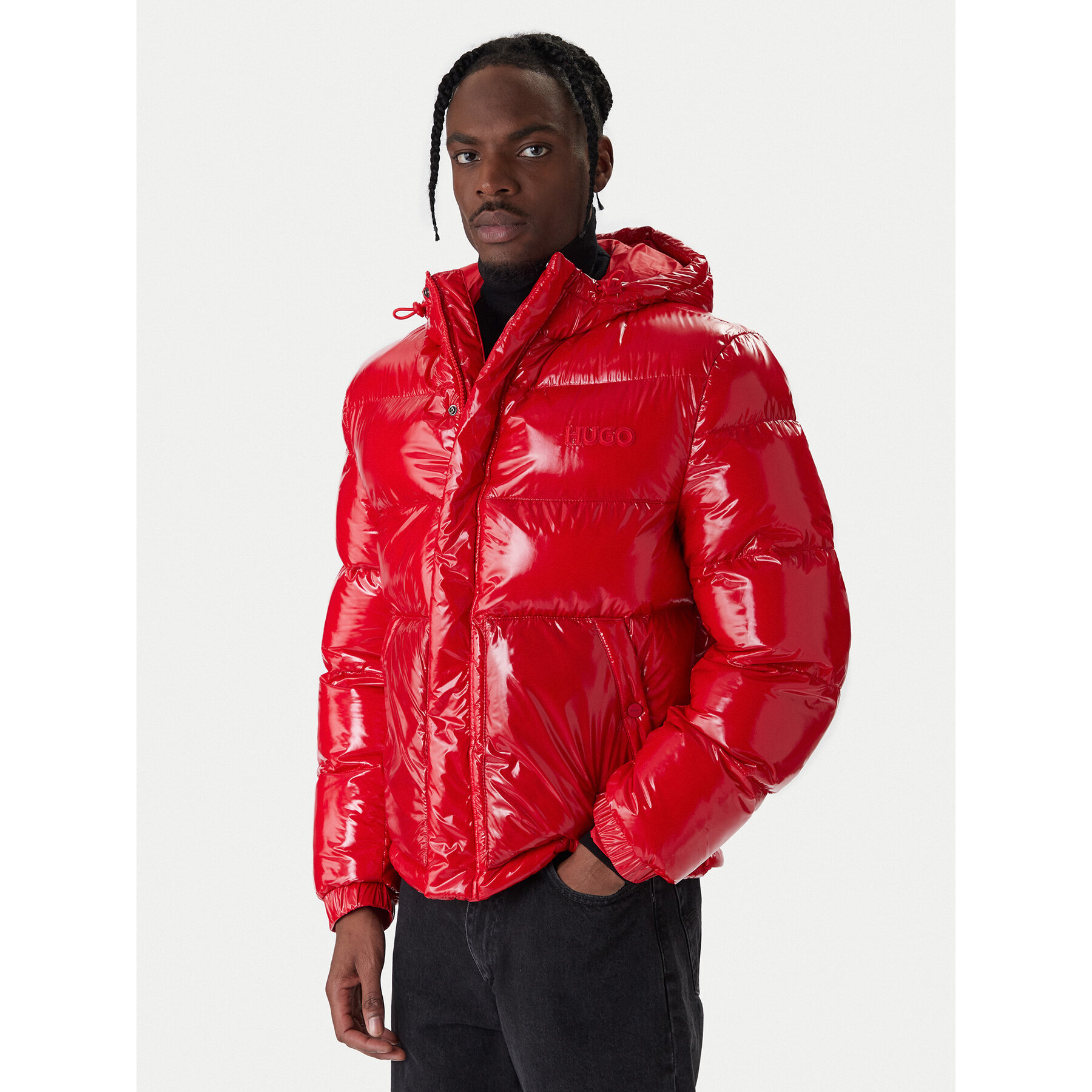 HUGO Winterjacke Baro2541 50549355 Rot Regular Fit