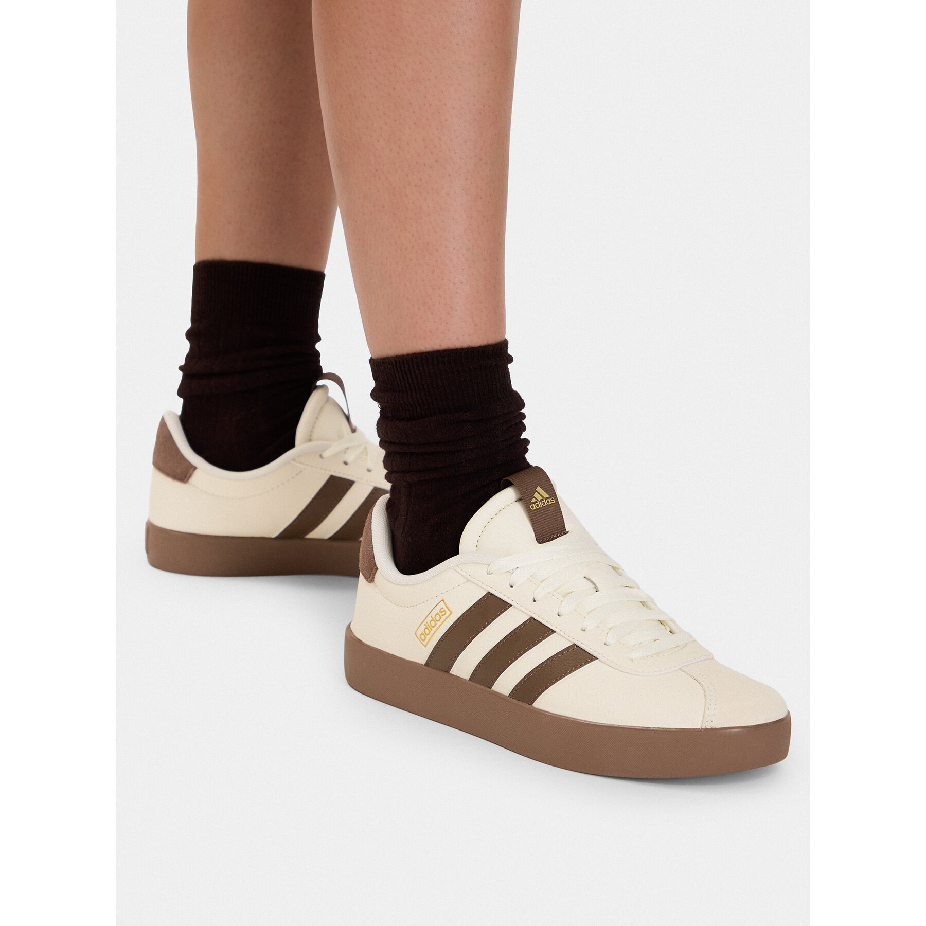 Tenisice adidas Vl Court 3.0 Shoes KI4575 Svijetlo bež