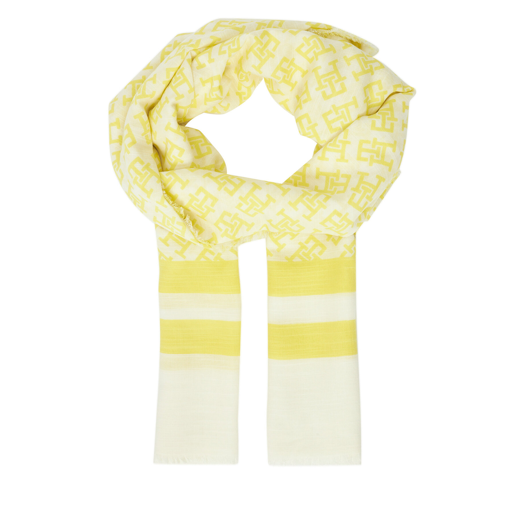 Šál Tommy Hilfiger Beach Summer Mono Scarf AW0AW16030 Žltá