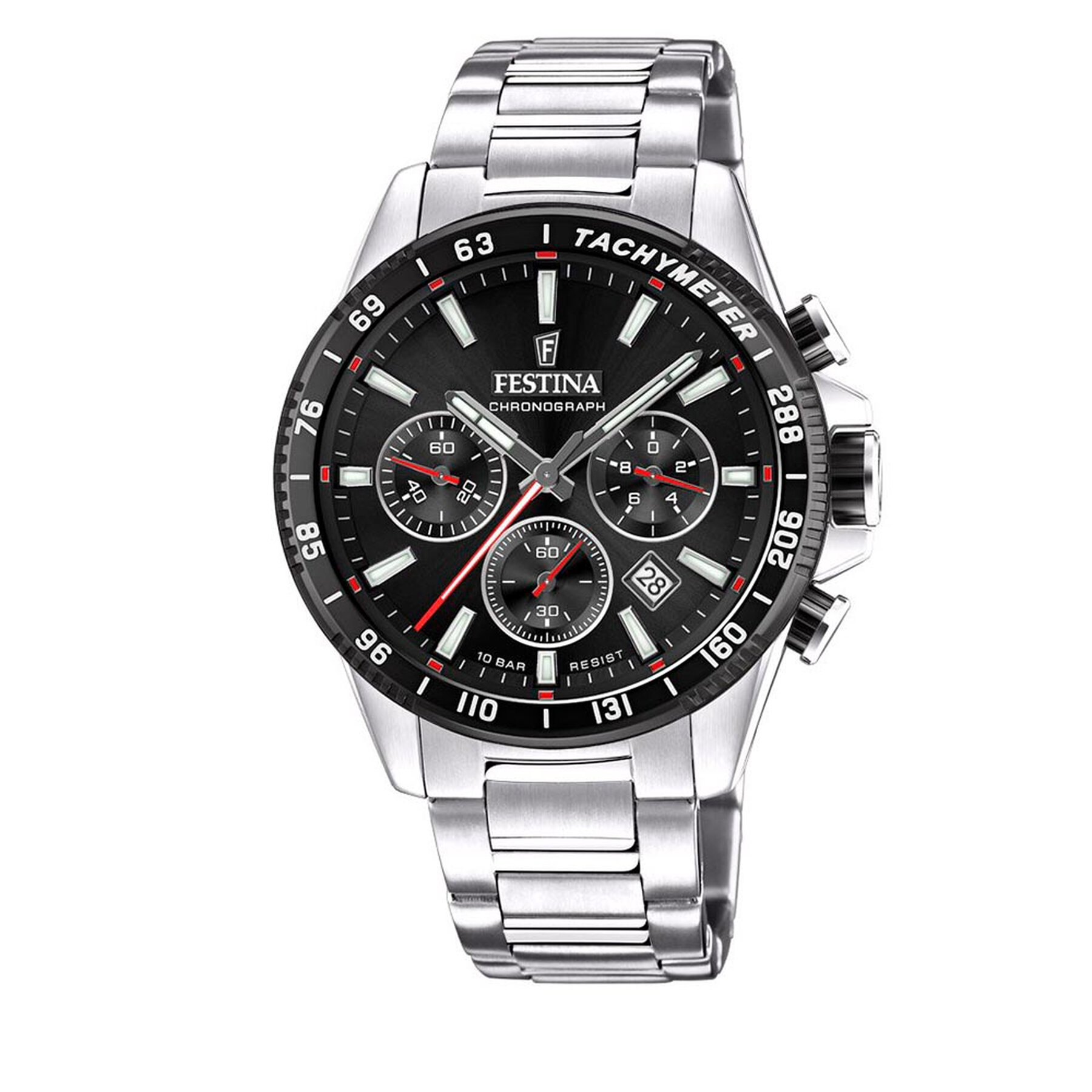 Ceas Festina Timeless Chronograph F20560/6 Silver/Black