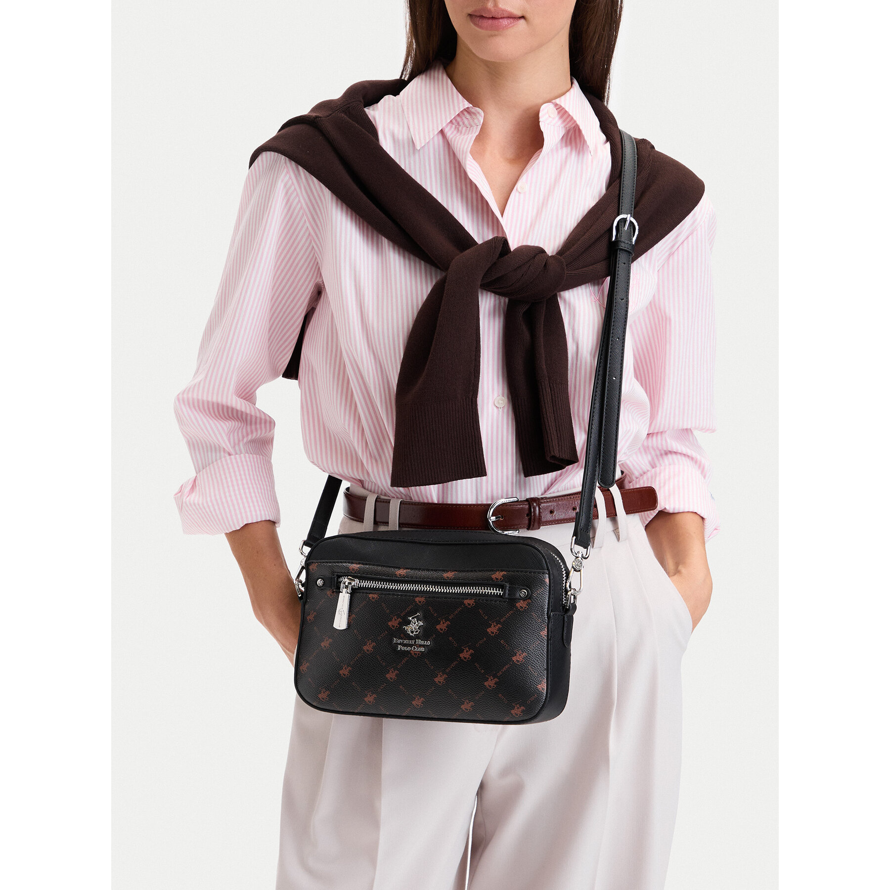 Дамска чанта Beverly Hills Polo Club CEO-BHPC-L-014-10 Черен