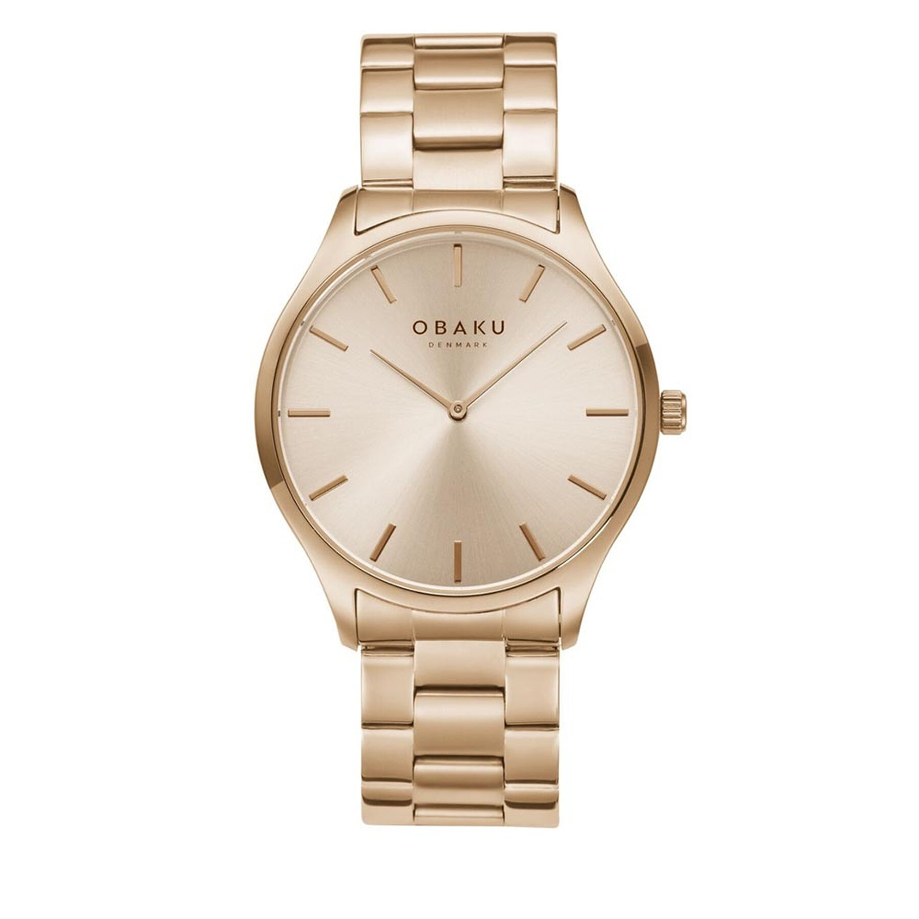 

Годинник Obaku V260LXVVSV Rose Gold/Rose Gold, Рожевий