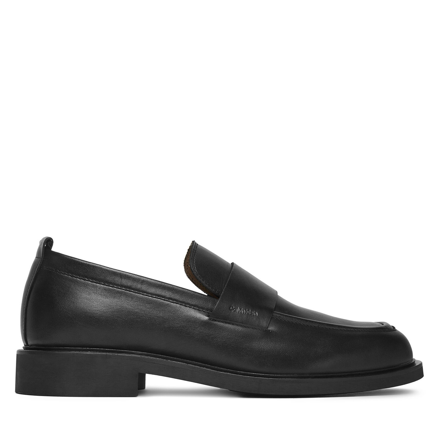 Loaferke Calvin Klein SQ RUBBER LOAFER HM0HM01901 Črna