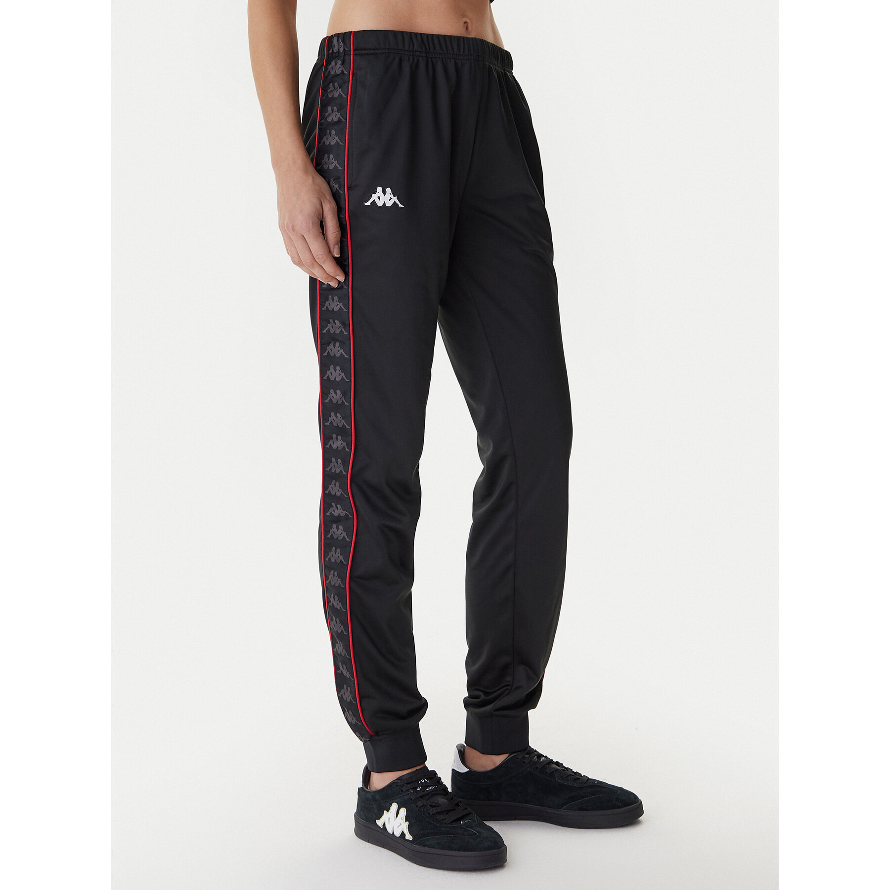 Kappa Παντελόνι φόρμας 303R5K0 Μαύρο Slim Fit
