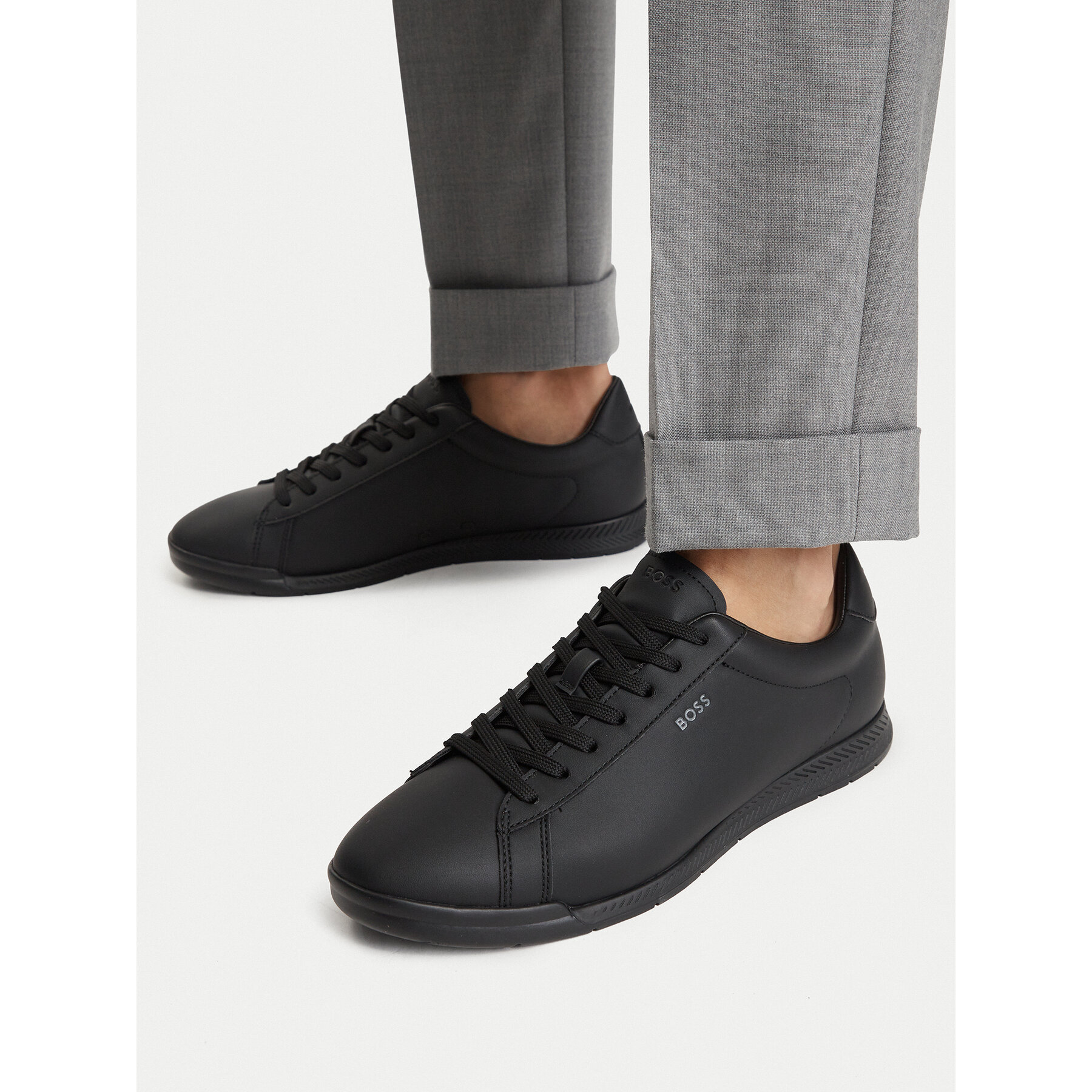 Sneakersy BOSS Nitan 50568470 Černá