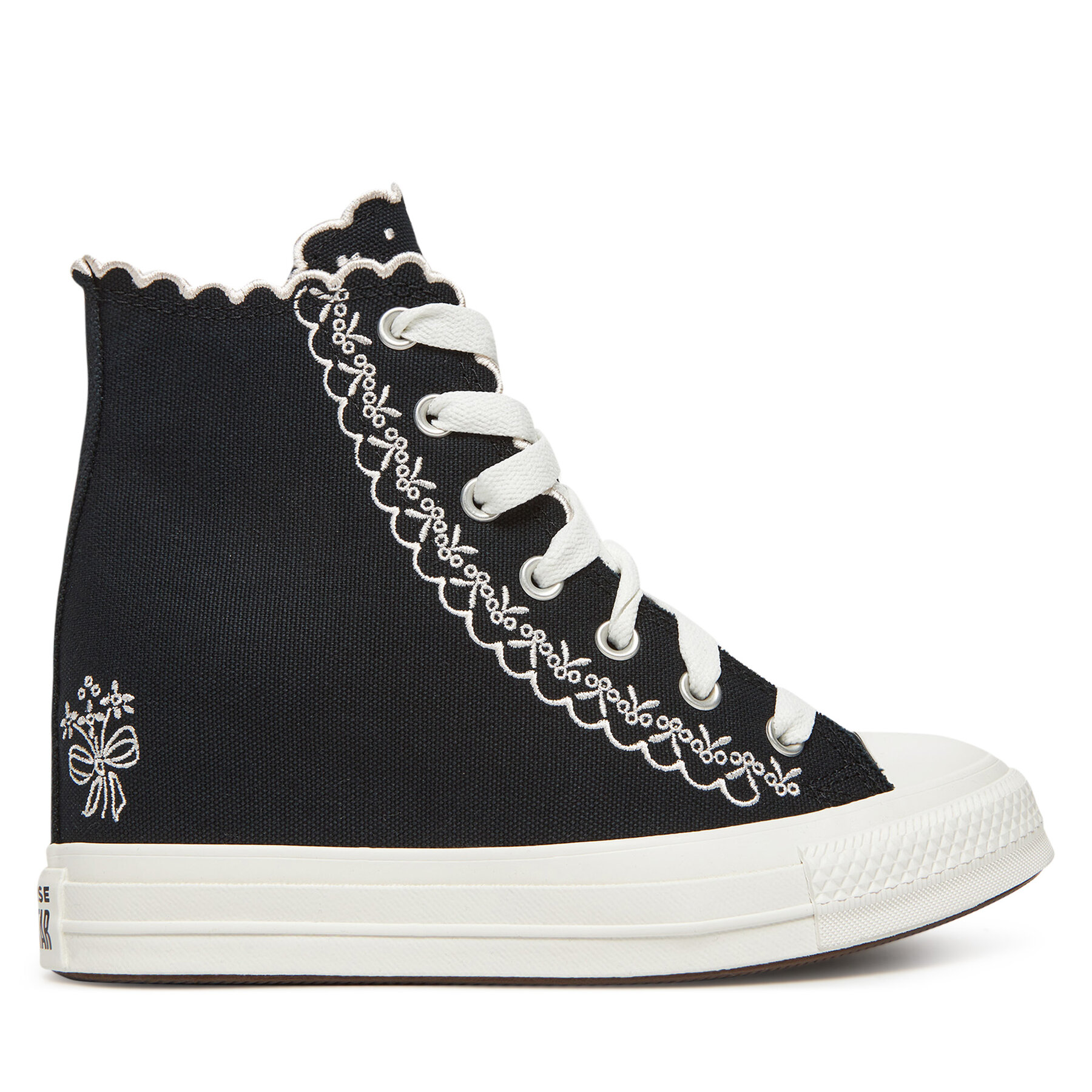 Converse Dámske Plátenky, Rozmer: 37, Čierna, Chuck Taylor All Star Wedge A13546C