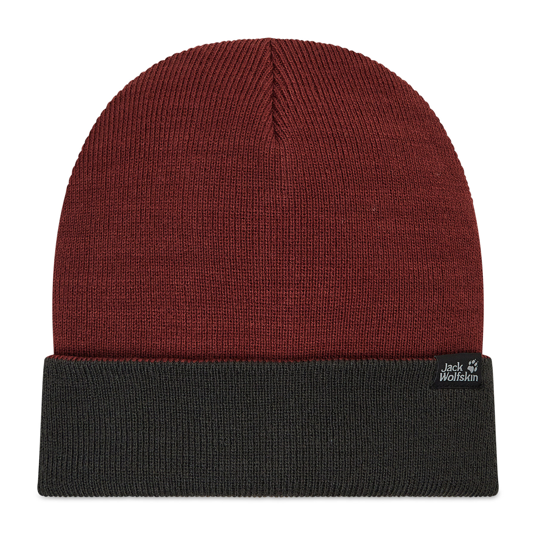 Gorro Jack Wolfskin Rib Hat 1903891-2185 Guinda/burdeos