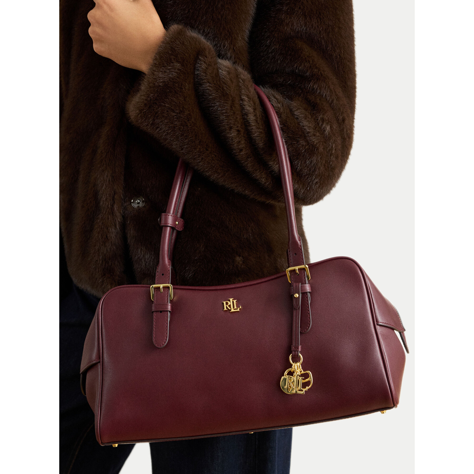 Kabelka LAUREN RALPH LAUREN 431P06068005 Bordová