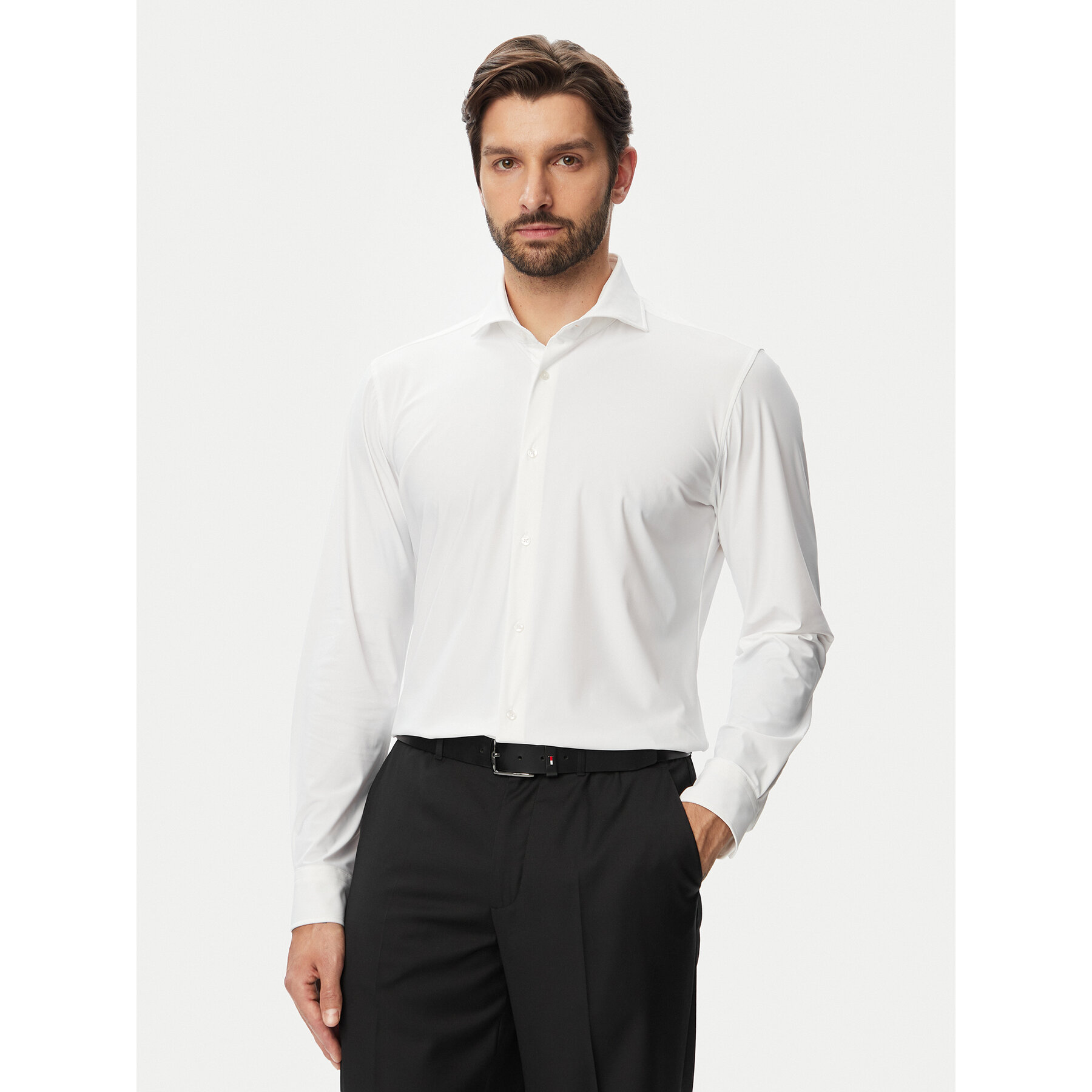 JOOP! Hemd Jsh-247Pai3-N 30048248 Weiß Slim Fit