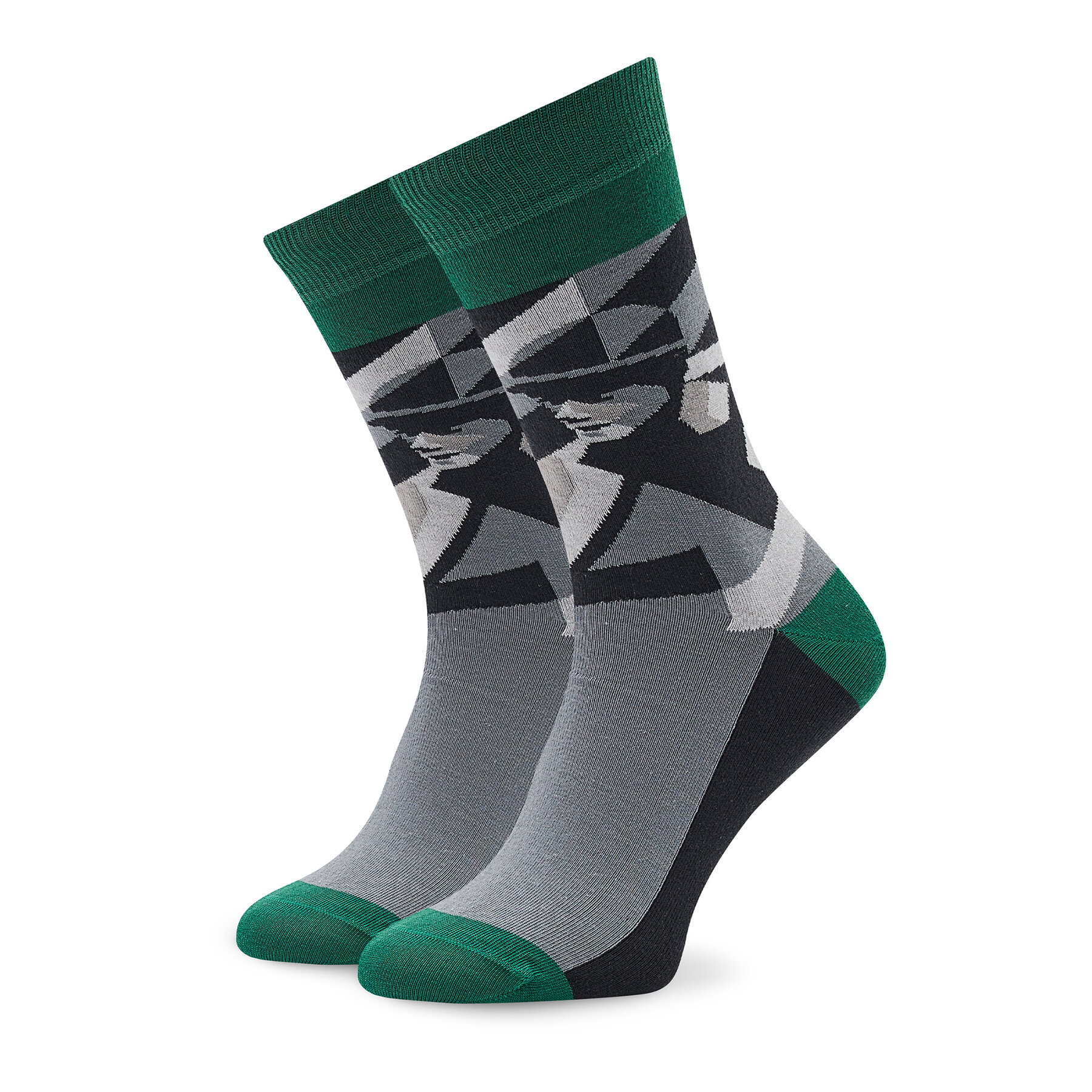 Șosete Înalte Unisex Stereo Socks Go Vegan Gri epantofi-Accesorii-Textile-Șosete-Bărbați-Înalte imagine noua