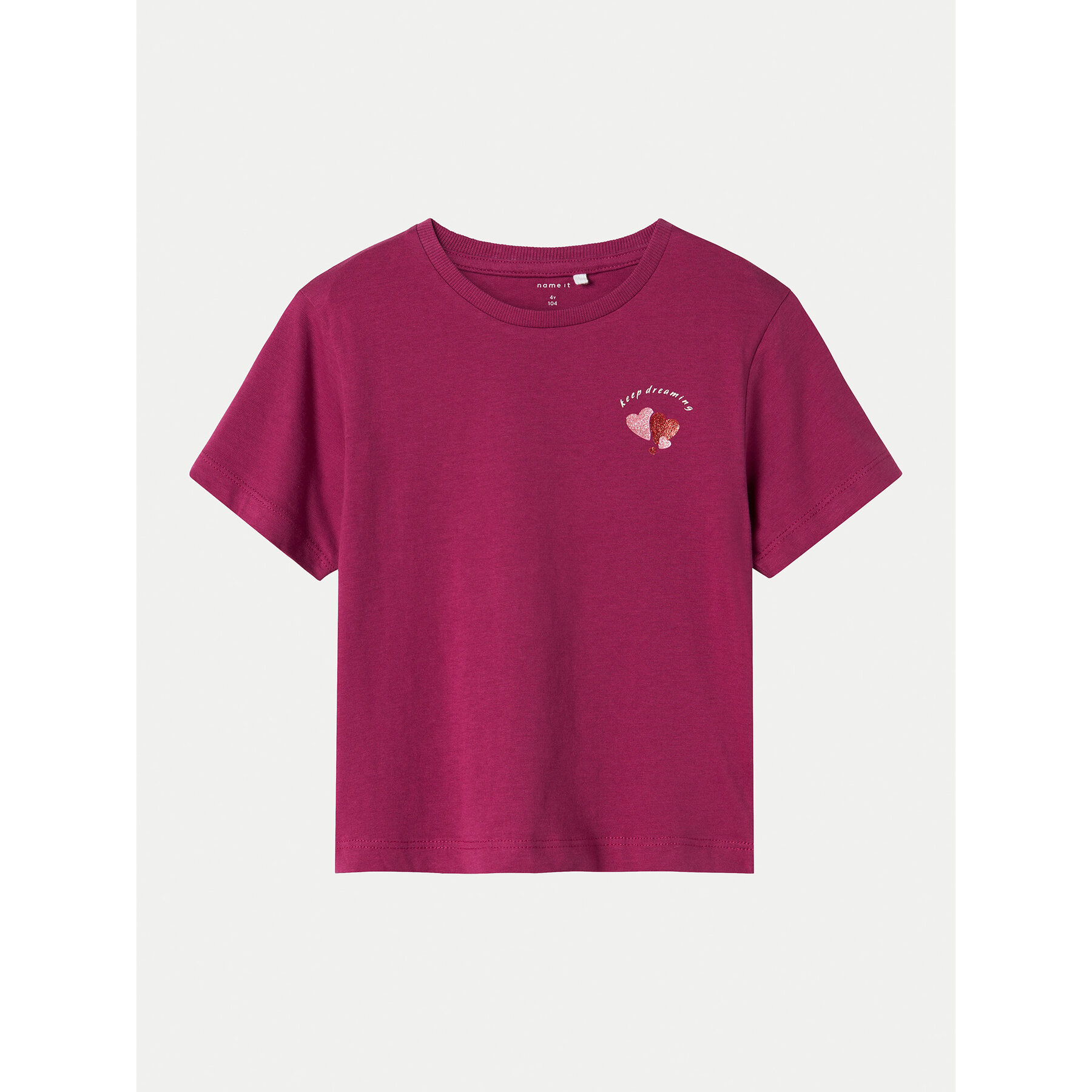 NAME IT NAME IT T-Shirt Betria 13238045 Μωβ Regular Fit