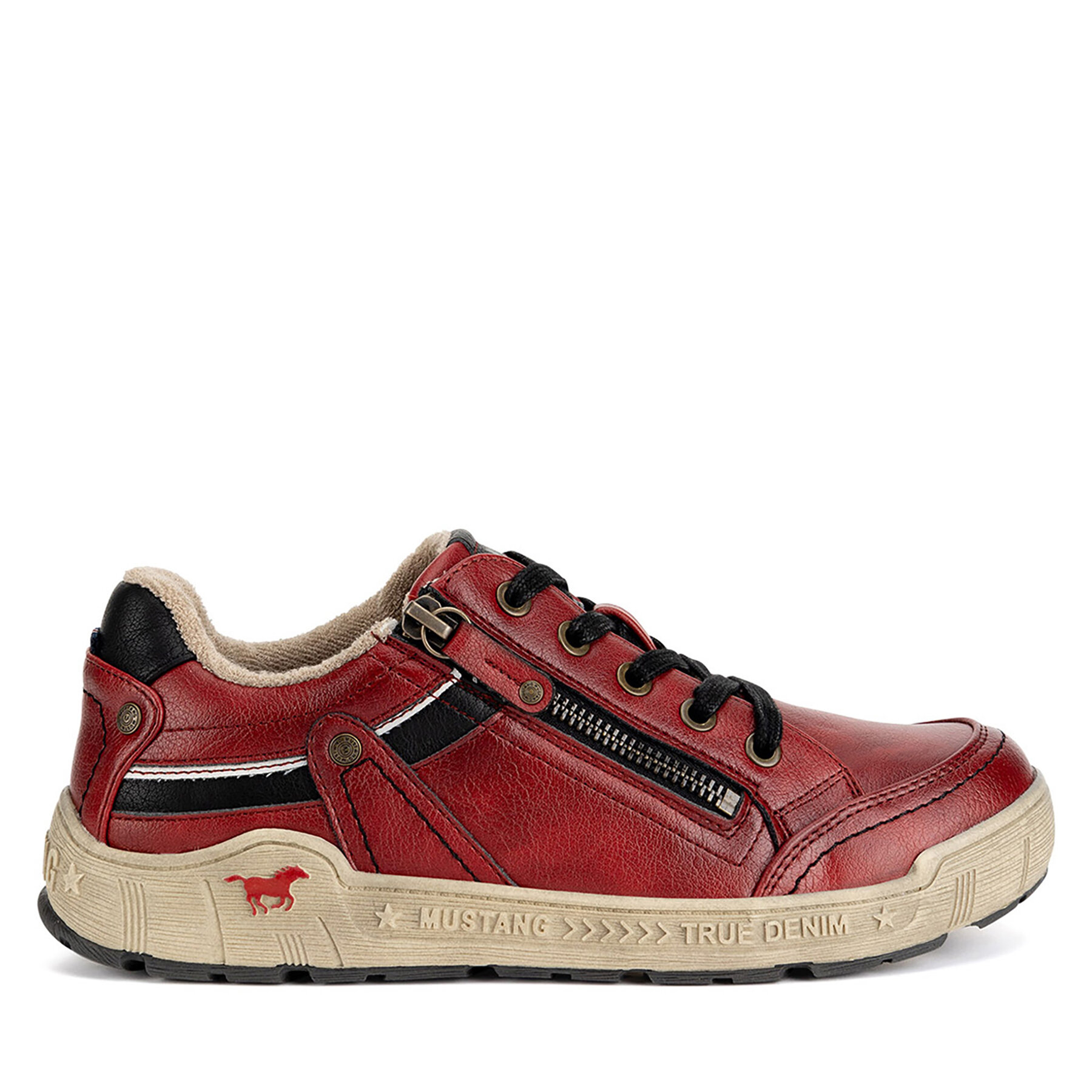 Chaussures basses Mustang 1290-302 Rouge