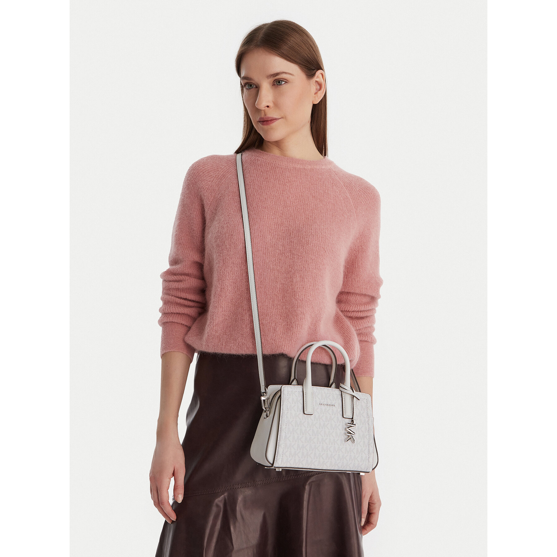 Дамска чанта MICHAEL Michael Kors 32F5S9IC0V Бял