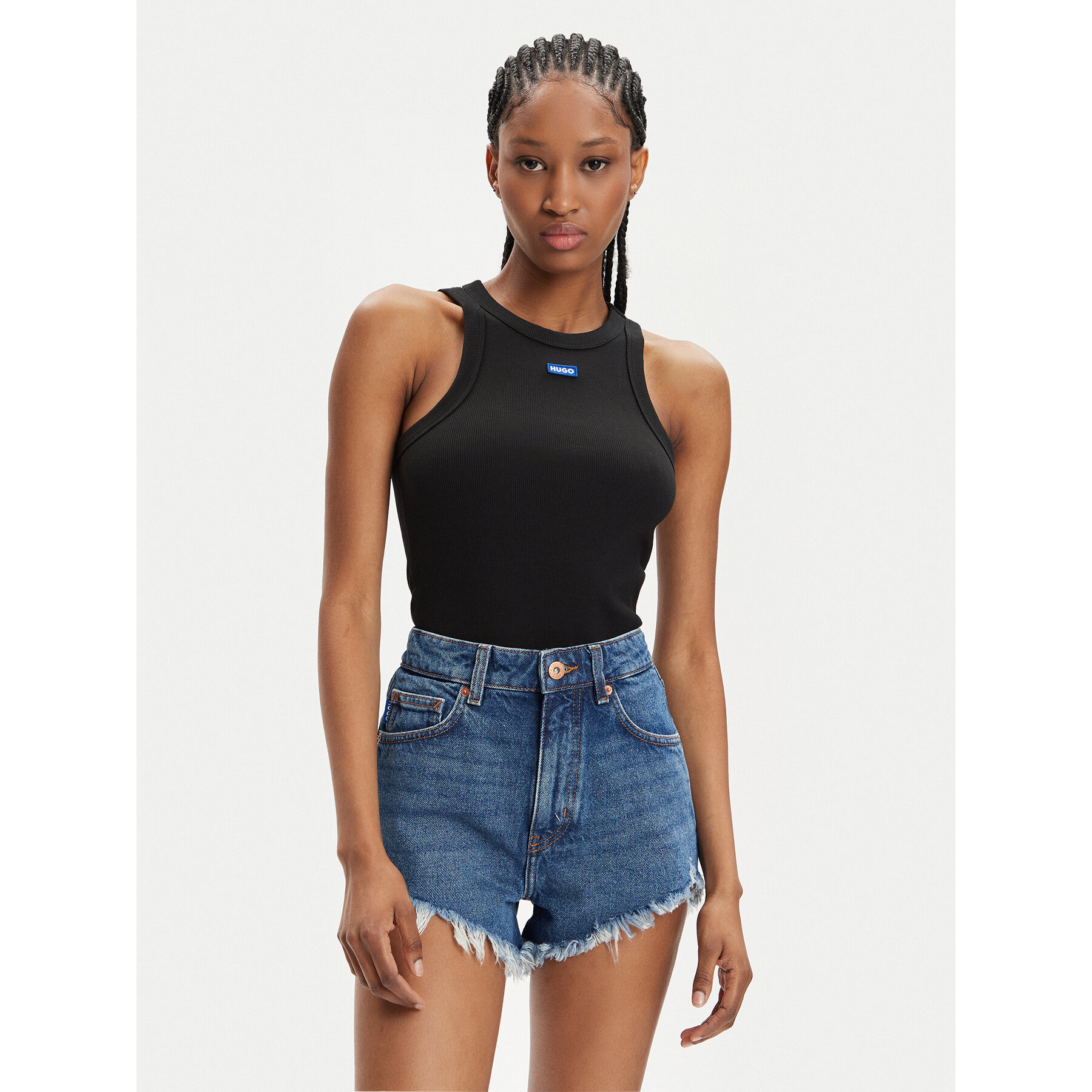 Hugo Top Easy 50508857 Crna Slim Fit