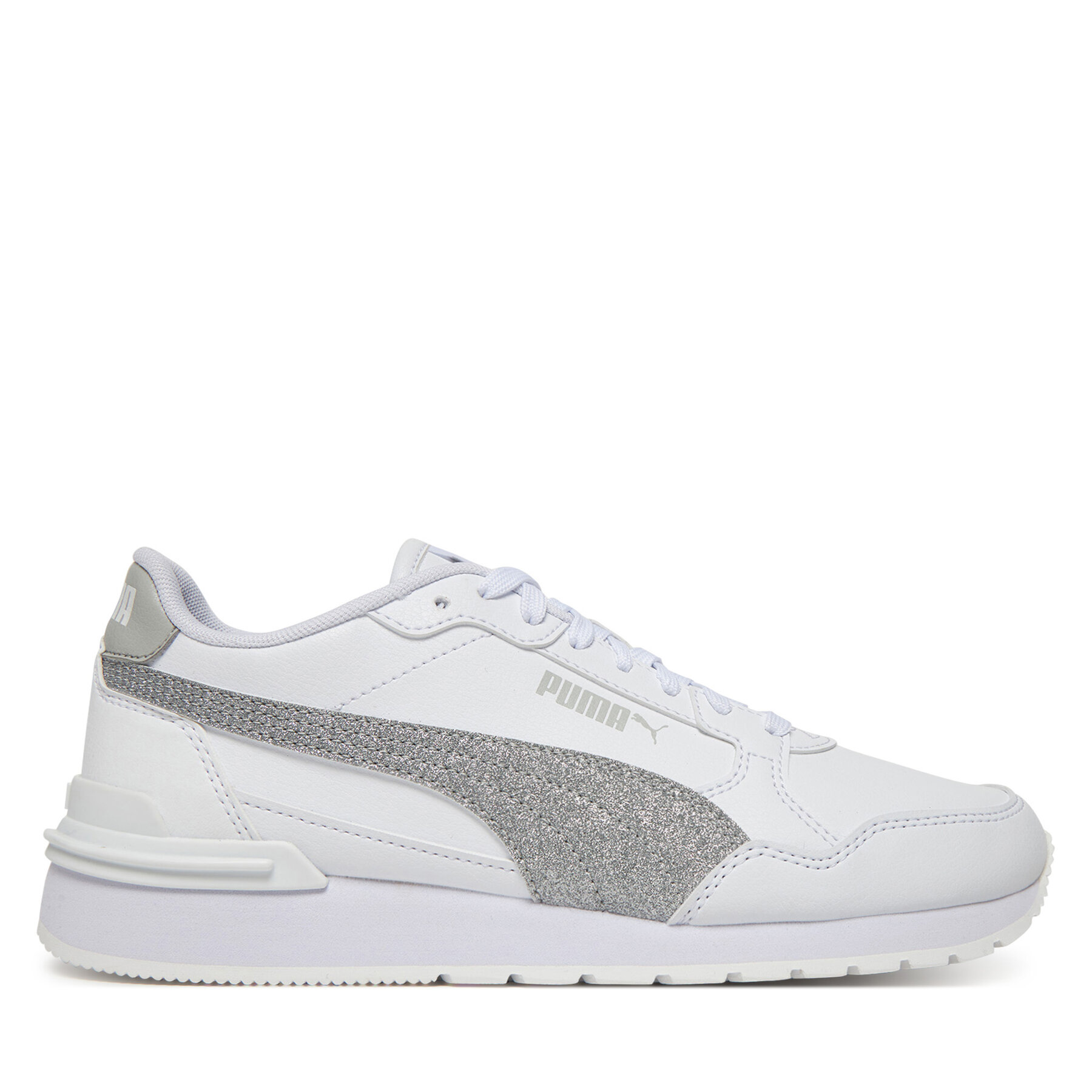 Sneakersy Puma St Runner V4 Sl Glitter Jr 401586 01 Biela