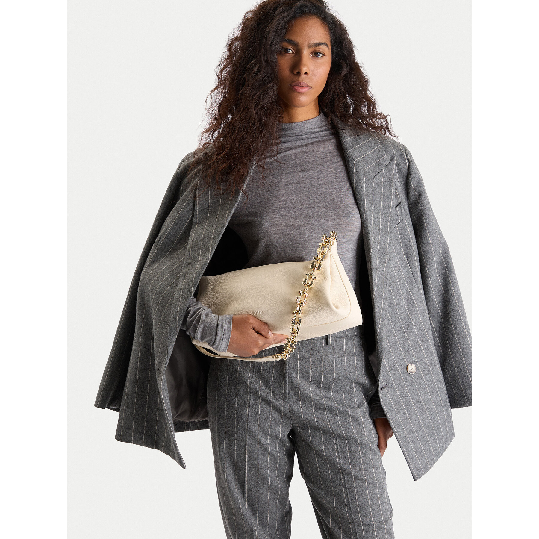 Borsetta TOUS 2002306701 Beige